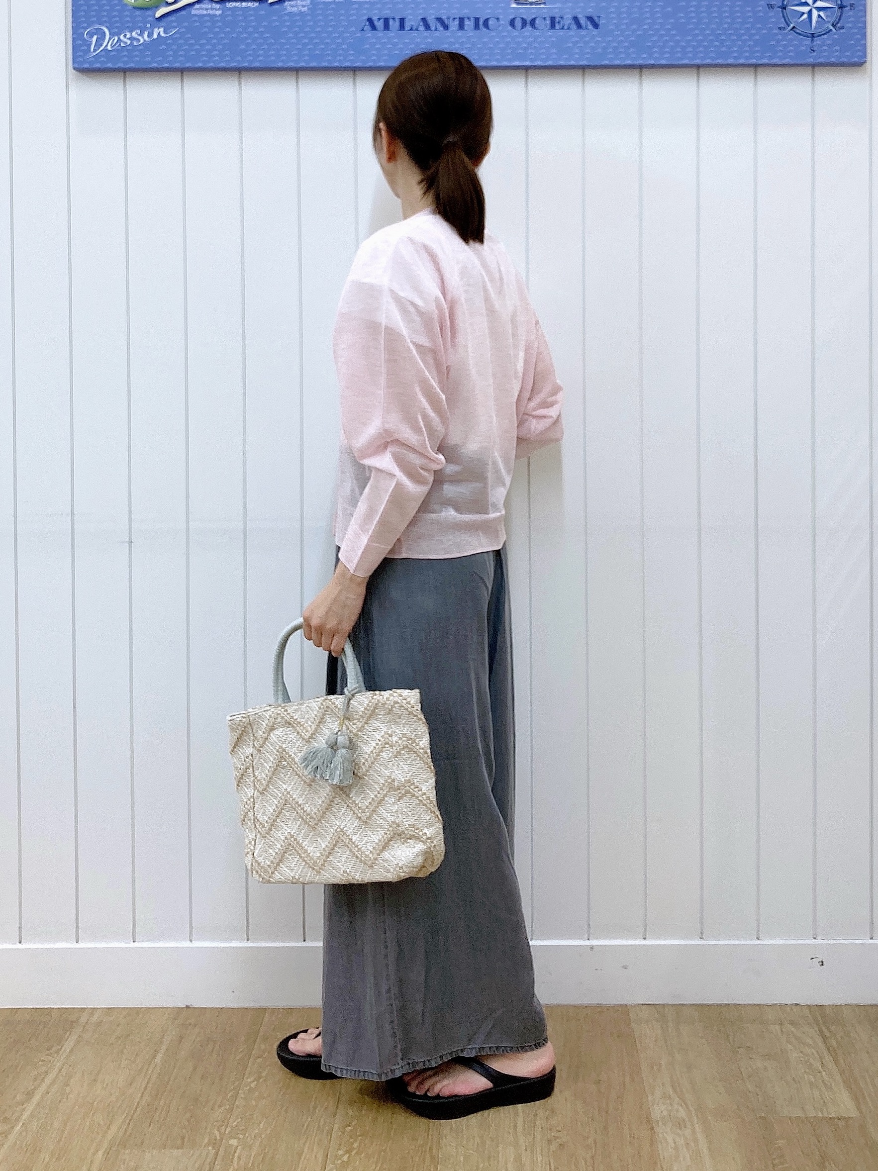 yoshiさんの「Dessin｜【UVカット/接触冷感】美光沢カットソー」を使ったコーディネート