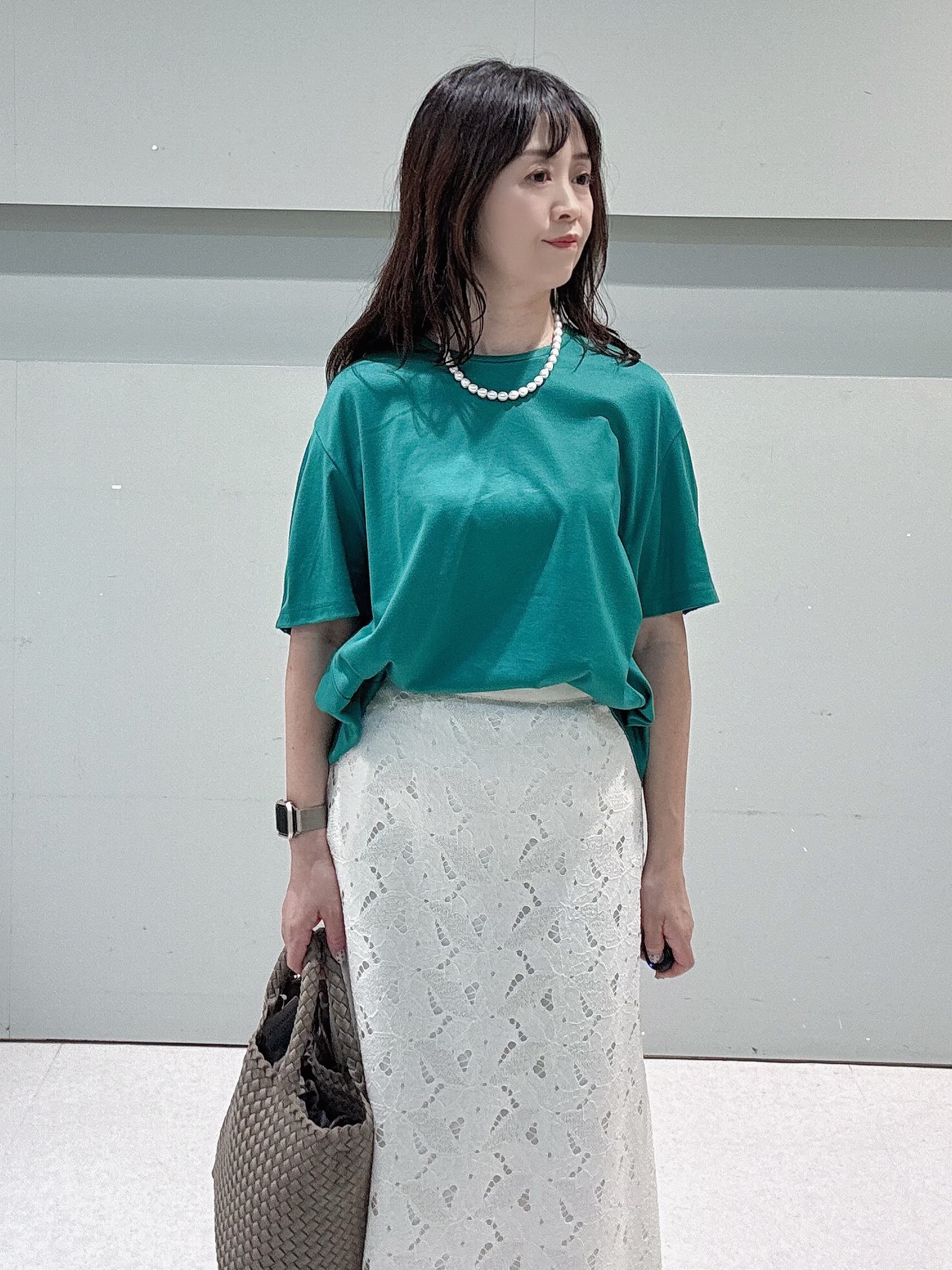 makiさんの「UNTITLED｜【汗染み防止/コットン100】ドルマンプルオーバー」を使ったコーディネート