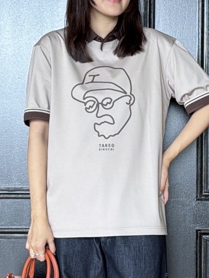 Akutagawaさんの「TAKEO KIKUCHI｜【BOWLER HAT LABEL】アイスクリアコットン ワンストローク 半袖Tシャツ」を使ったコーディネート