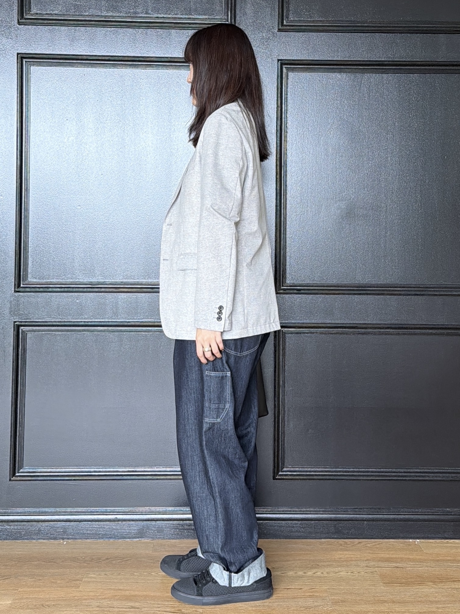 Akutagawaさんの「TAKEO KIKUCHI｜【BOWLER HAT LABEL】アイスクリアコットン ボーラーハットウォーカー ポロシャツ」を使ったコーディネート
