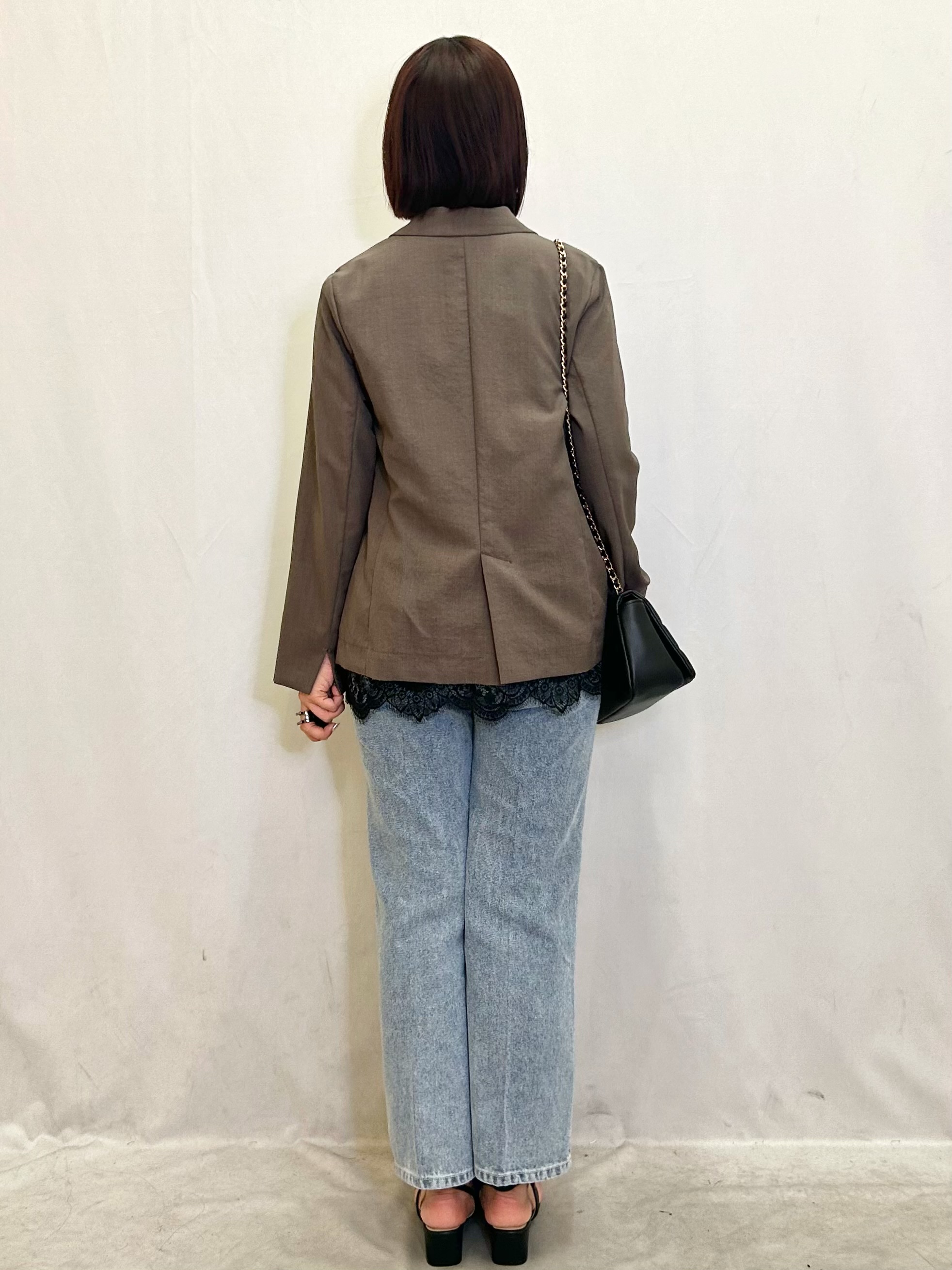 きららさんの「index｜《再入荷》ダブルブレストテーラードジャケット【接触冷感／吸水速乾／イージーアイロン／防シワ／洗濯機O」を使ったコーディネート