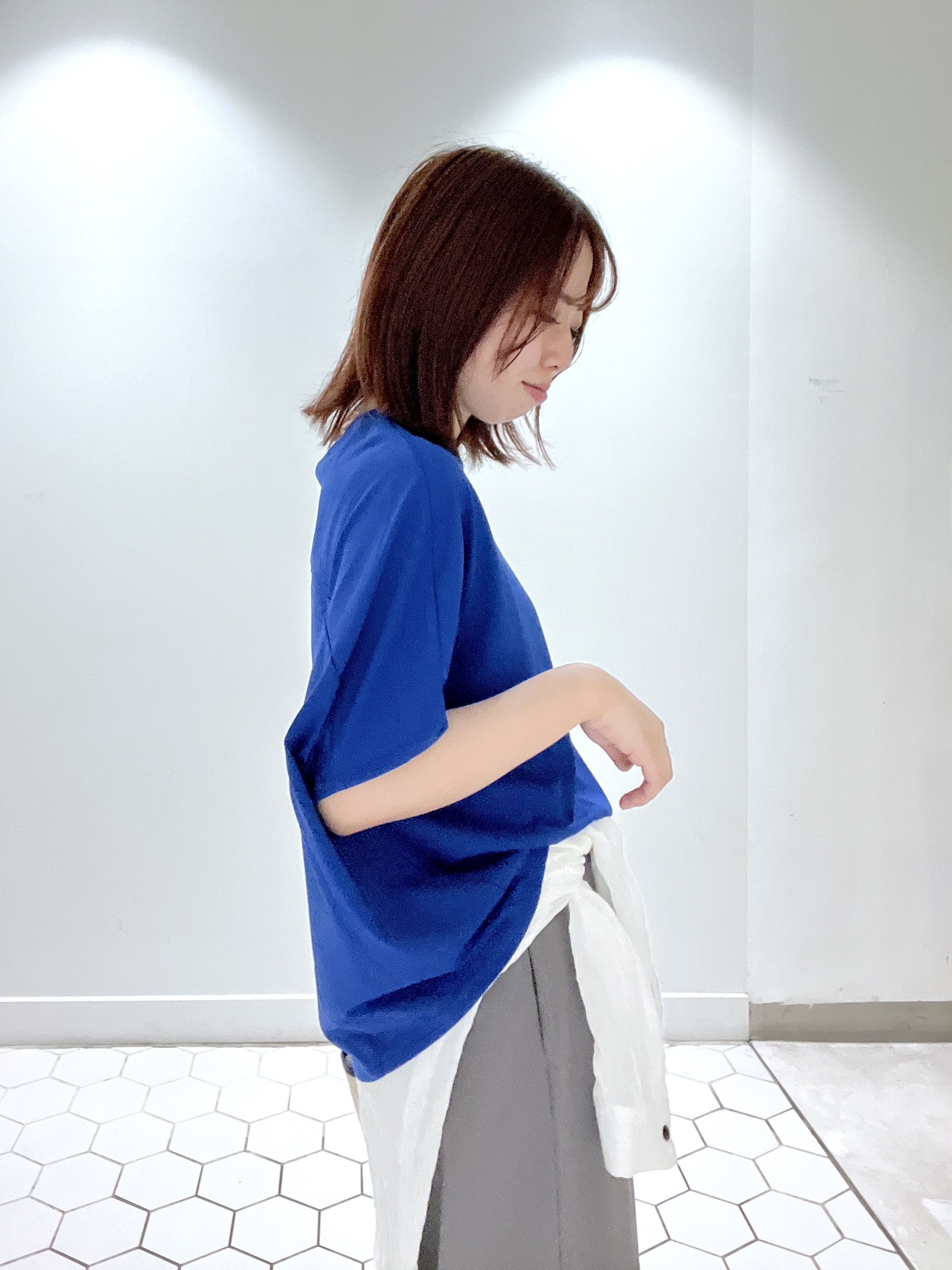 Makinoさんの「Dessin｜【汗シミ防止/UVカット】ドルマンスリーブ プルオーバー」を使ったコーディネート