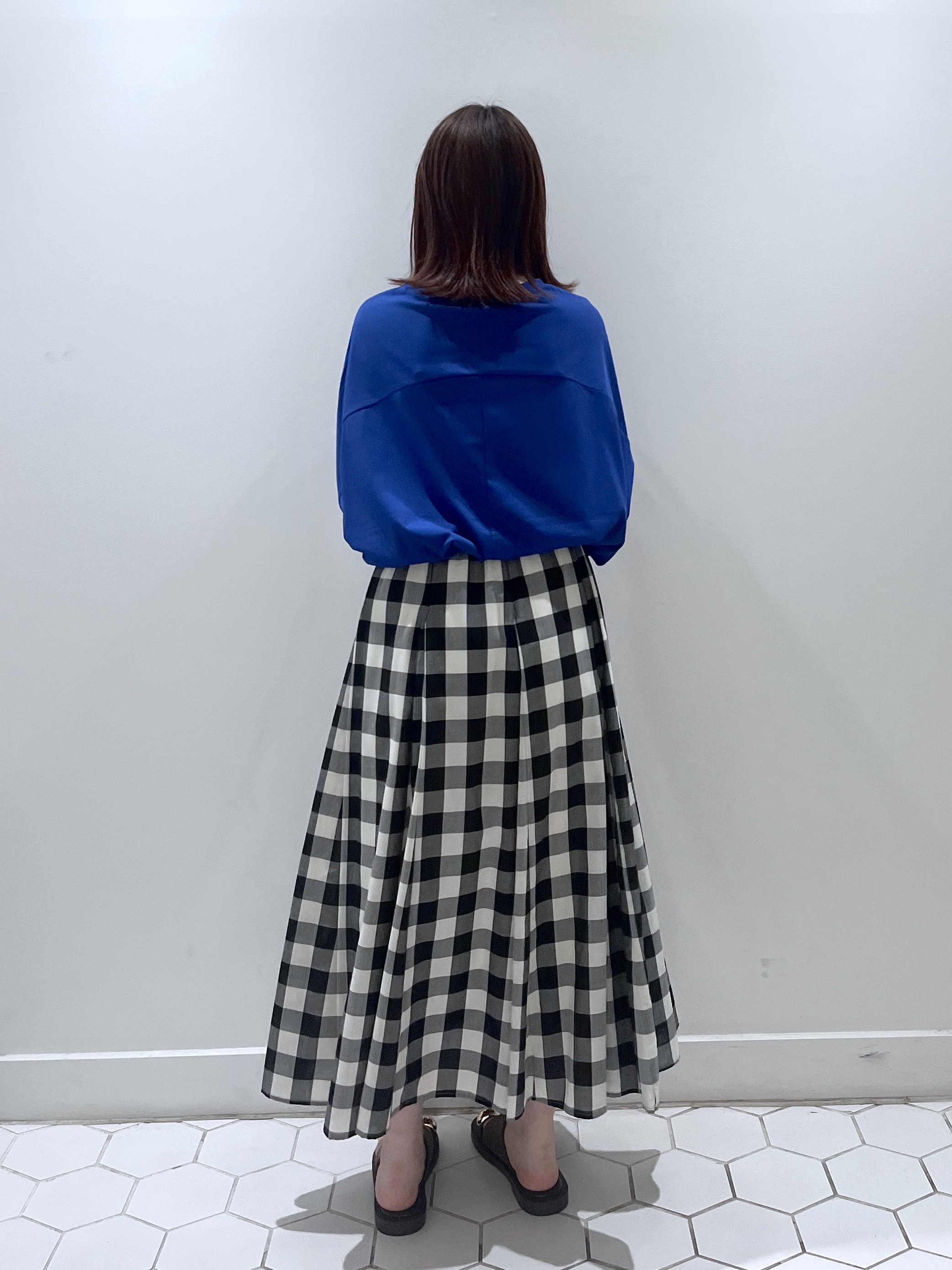 Makinoさんの「Dessin｜【汗シミ防止/UVカット】ドルマンスリーブ プルオーバー」を使ったコーディネート