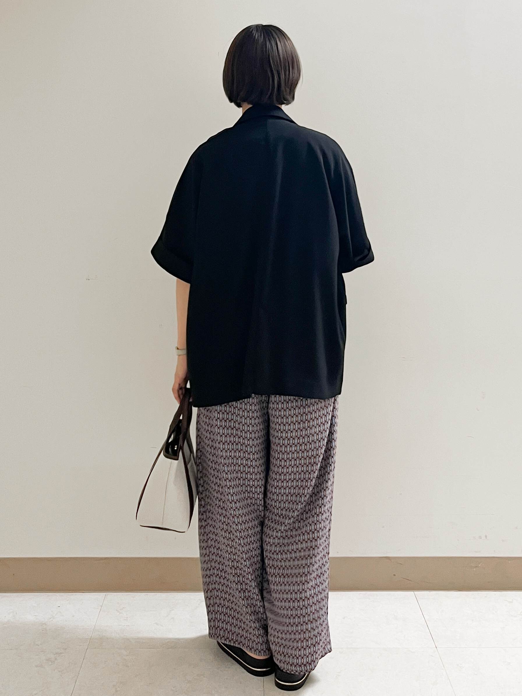 あかねさんの「OPAQUE.CLIP｜【接触冷感／吸水速乾／防シワ】リネンライクテーラードジャケット《洗濯機OK》」を使ったコーディネート