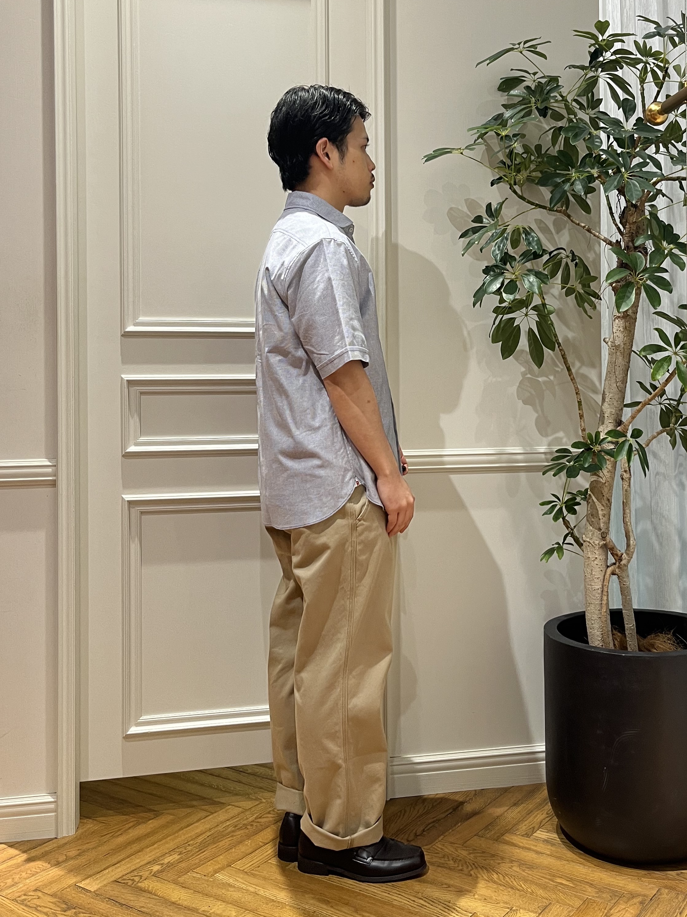 Tokuさんの「DRESSTERIOR｜【速乾素材】メッシュエアー ハーフスリーブシャツ」を使ったコーディネート