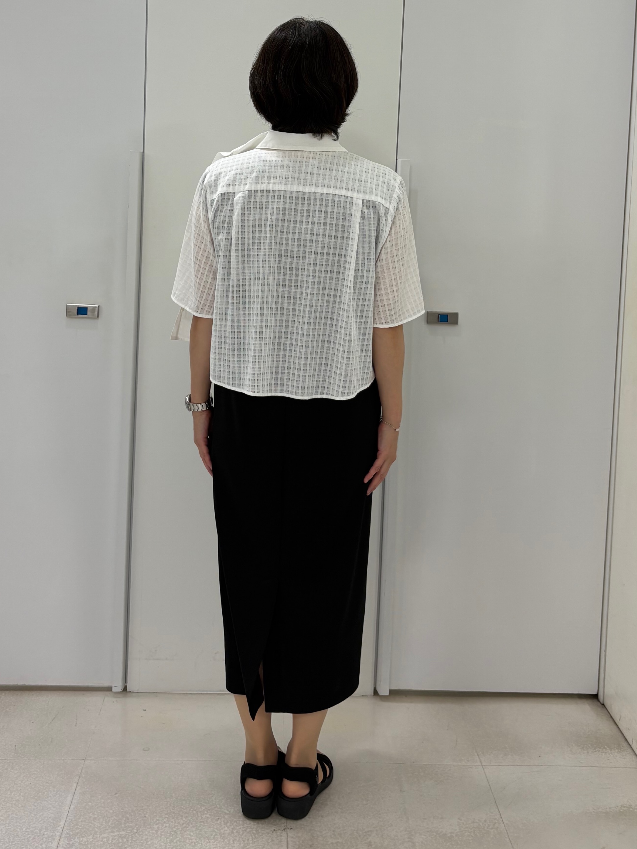 hIさんの「COUP DE CHANCE｜【手洗い可／セットアップ可】ノースリーブロングワンピース」を使ったコーディネート
