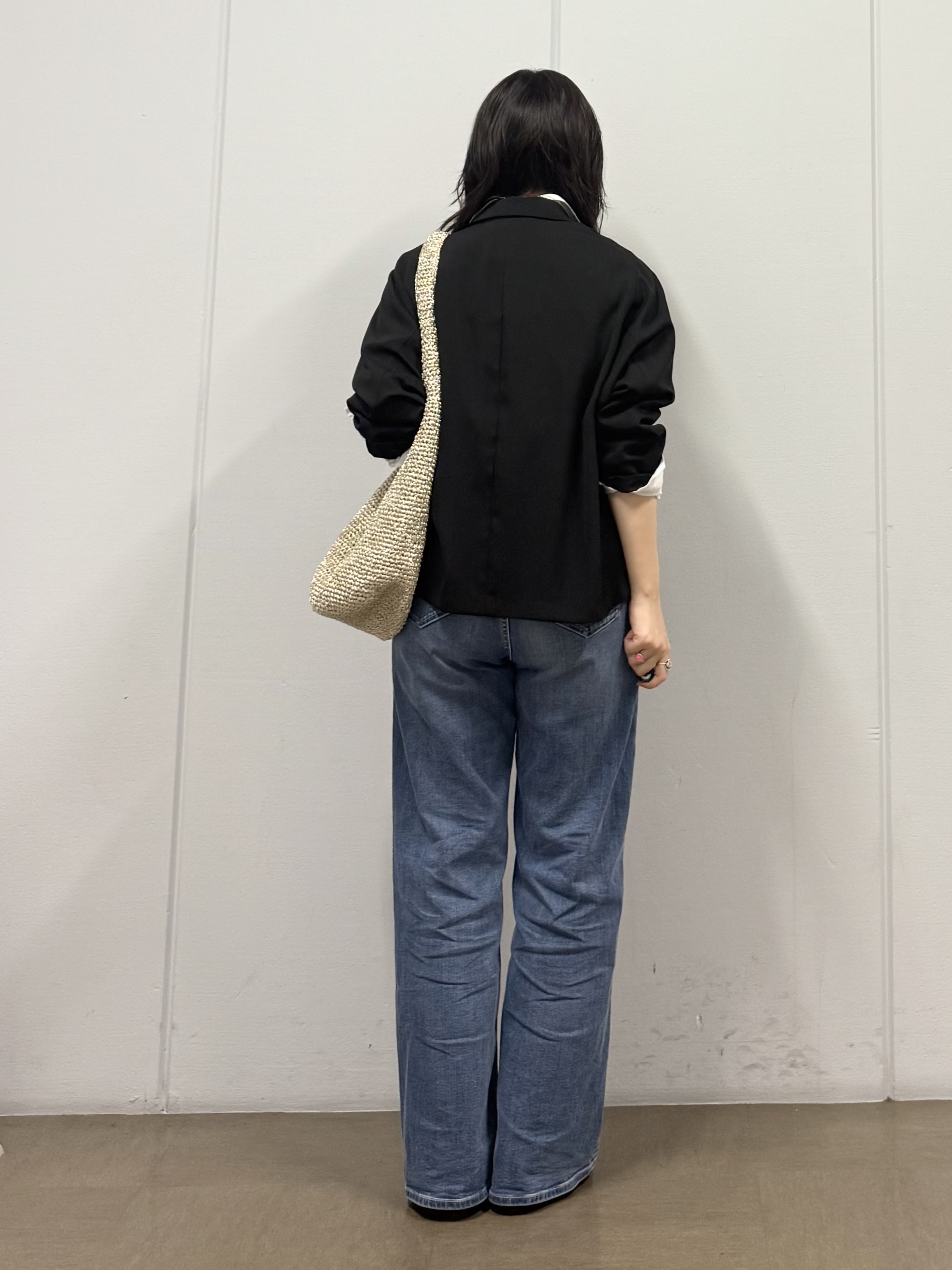 mizukiさんの「INDIVI｜【接触冷感／2WAY】カシュクールリネンシャツ」を使ったコーディネート
