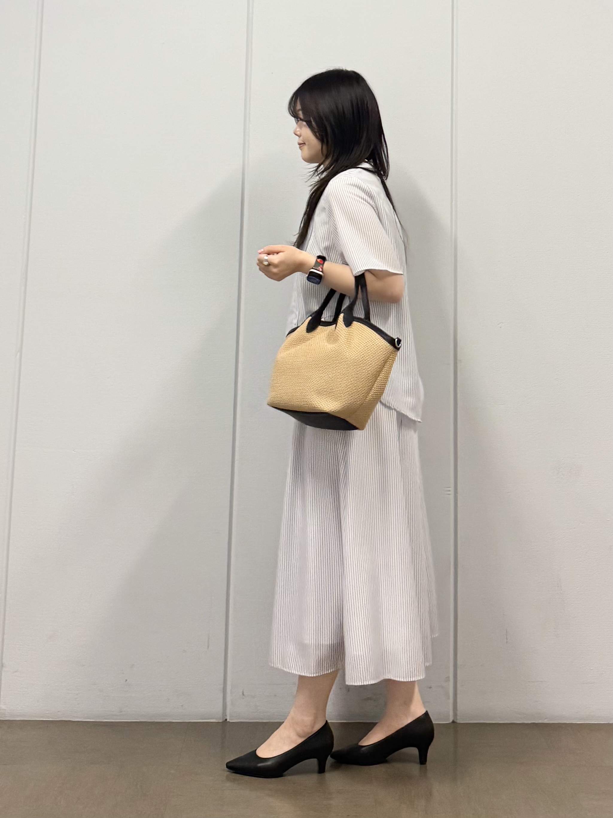 mizukiさんの「INDIVI｜【日本製】ビスチェインナータンクトップ」を使ったコーディネート
