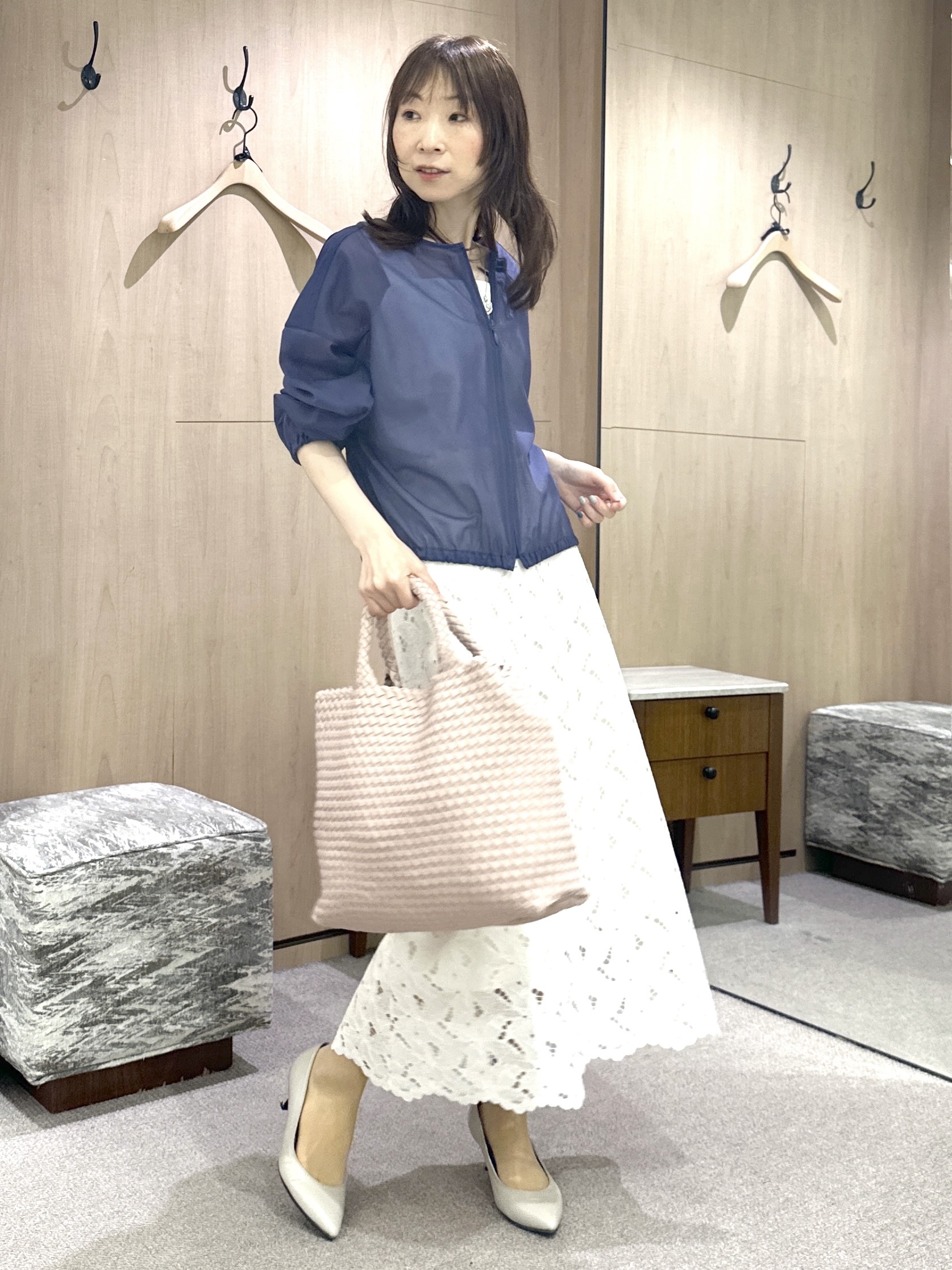 Miwaさんの「UNTITLED｜トリコットシアーブラウス」を使ったコーディネート