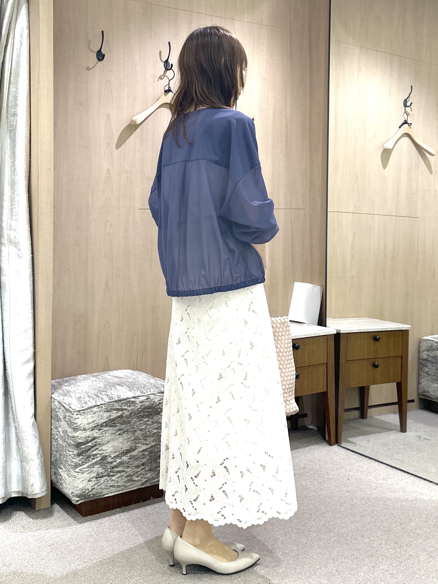 Miwaさんの「UNTITLED｜トリコットシアーブラウス」を使ったコーディネート