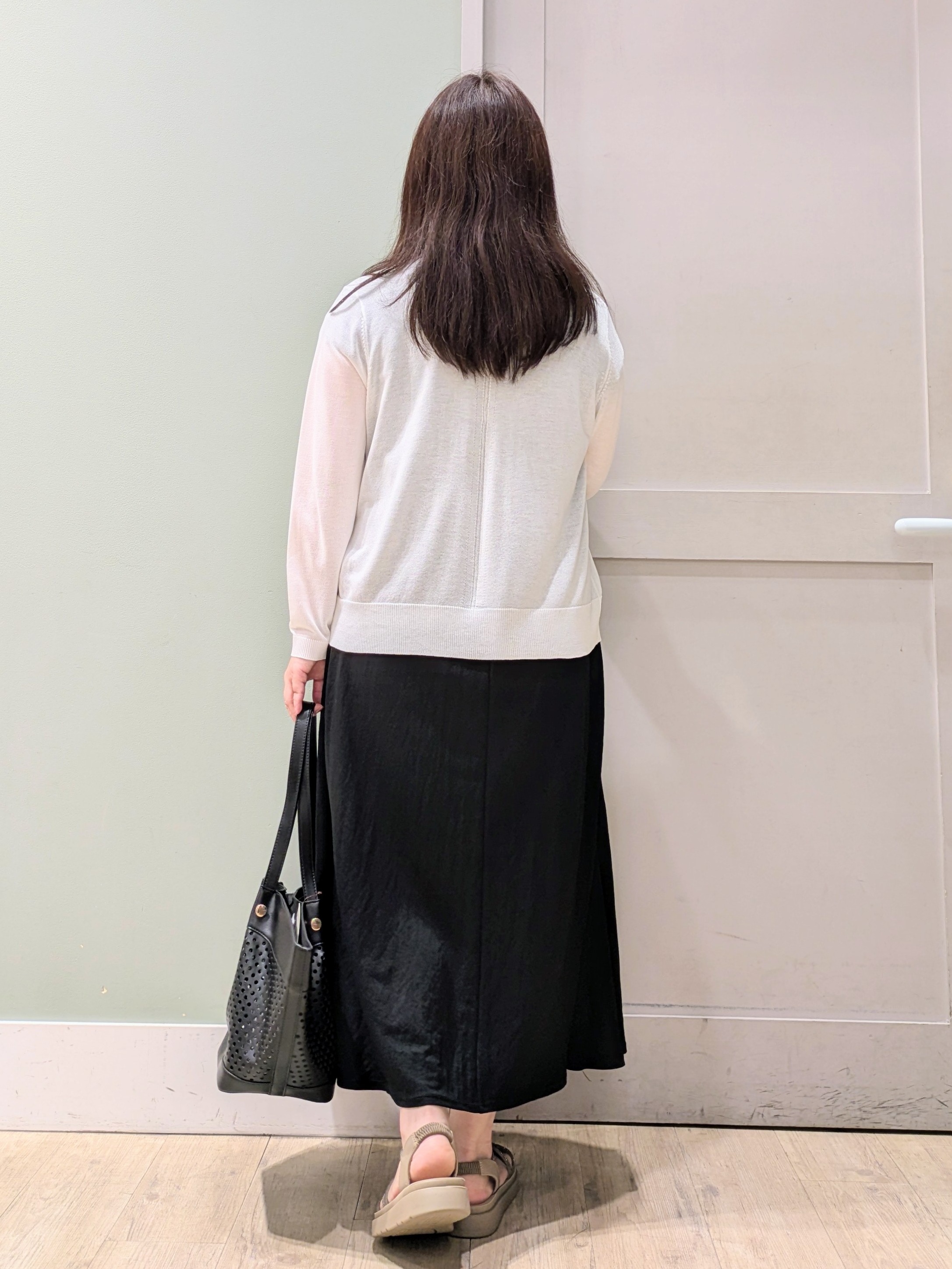 チグ♪さんの「grove｜高評価！【接触冷感／UVカットetc】ベーシックショートカーディガン」を使ったコーディネート