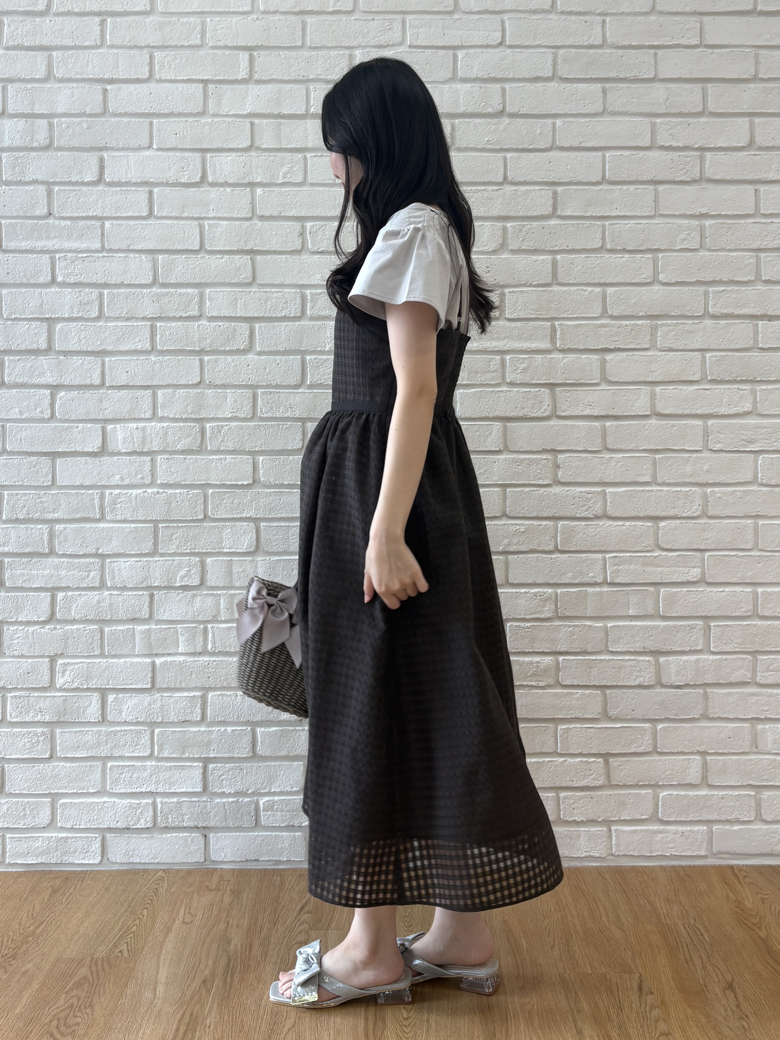 AOIさんの「Couture brooch｜【接触冷感・UVカット・洗える】CATプリントTシャツ」を使ったコーディネート