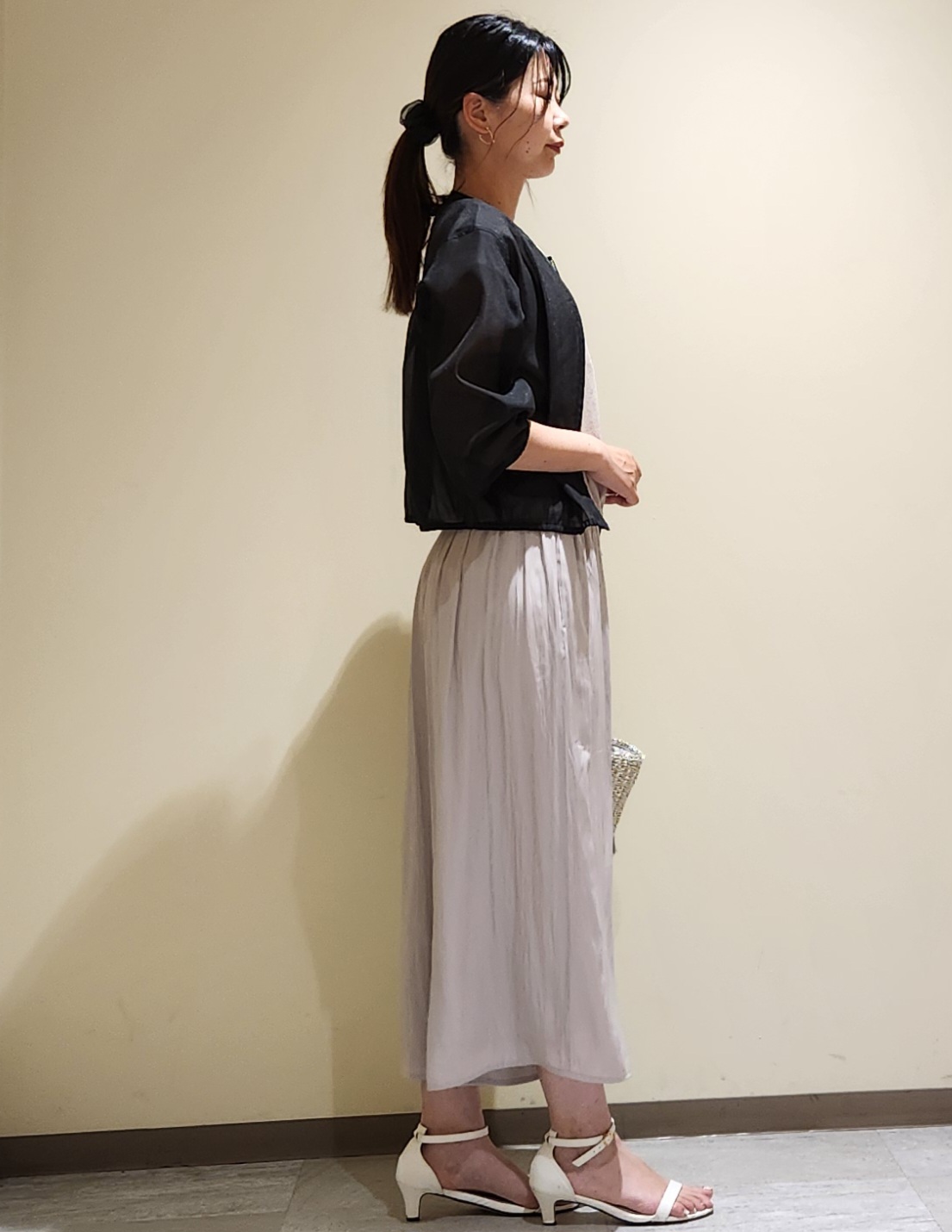 yukaさんの「COUP DE CHANCE｜【手洗い可/軽量】シアーブルゾン」を使ったコーディネート