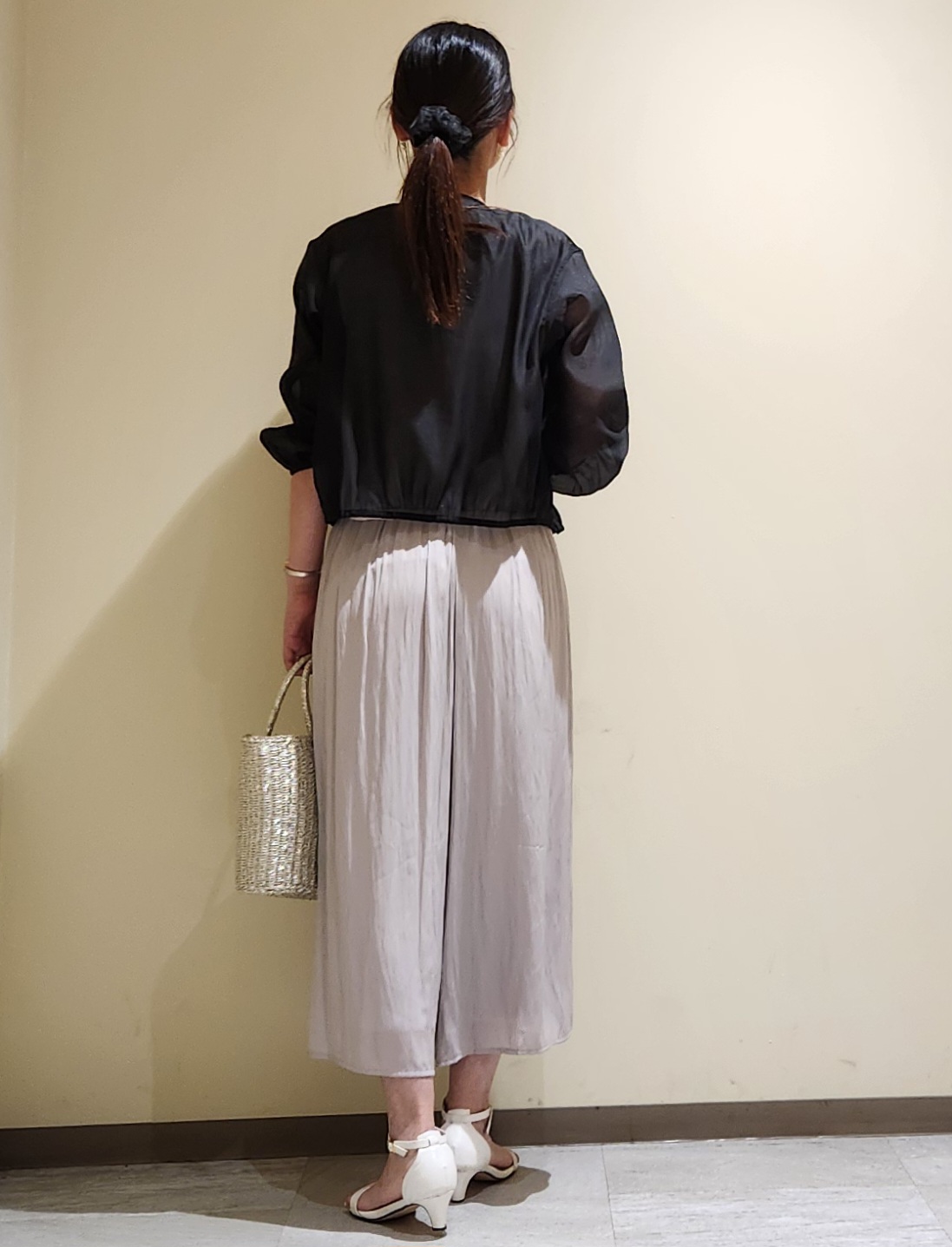 yukaさんの「COUP DE CHANCE｜【手洗い可/軽量】シアーブルゾン」を使ったコーディネート