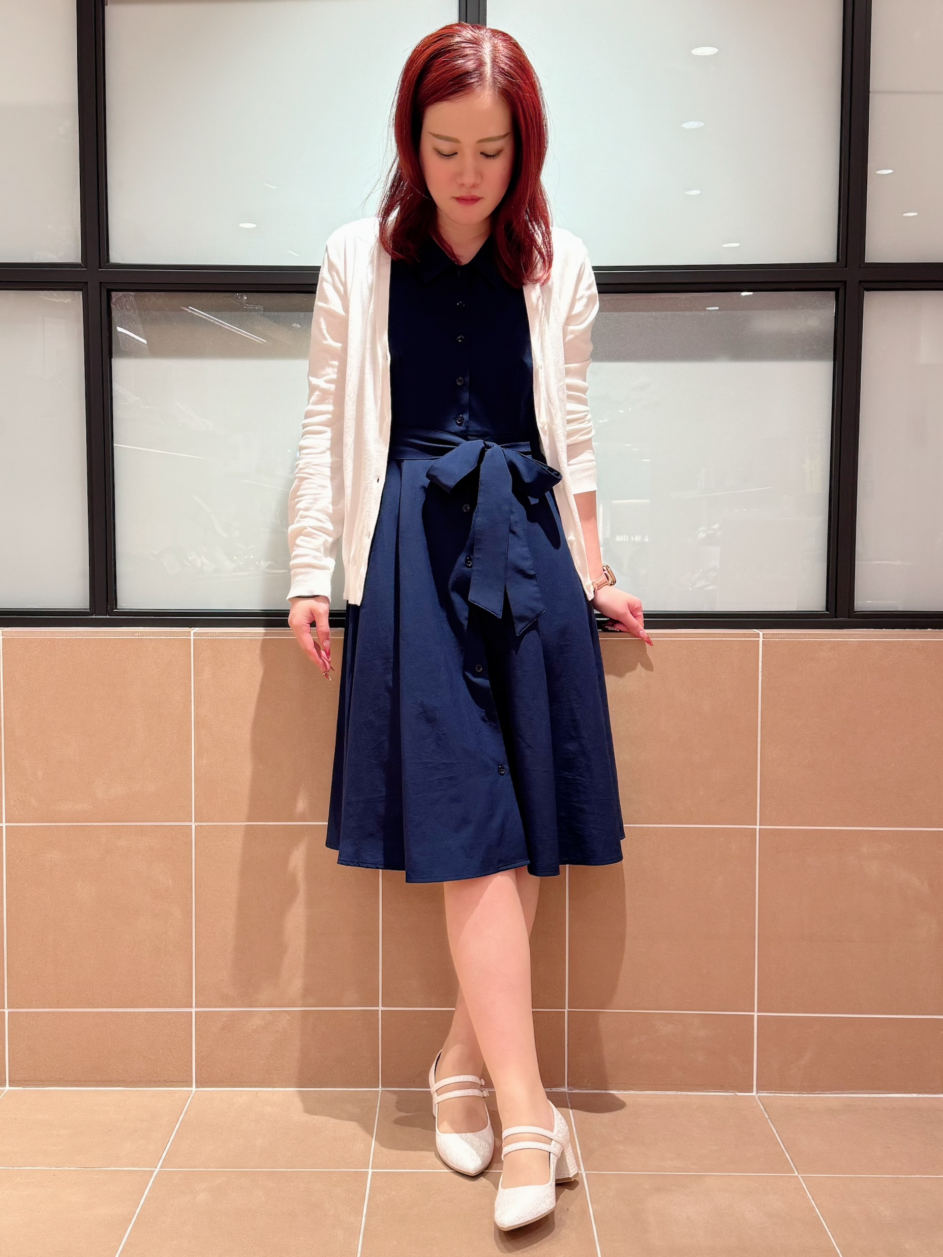 すみれさんの「ESPERANZA｜Wストラップパンプス」を使ったコーディネート