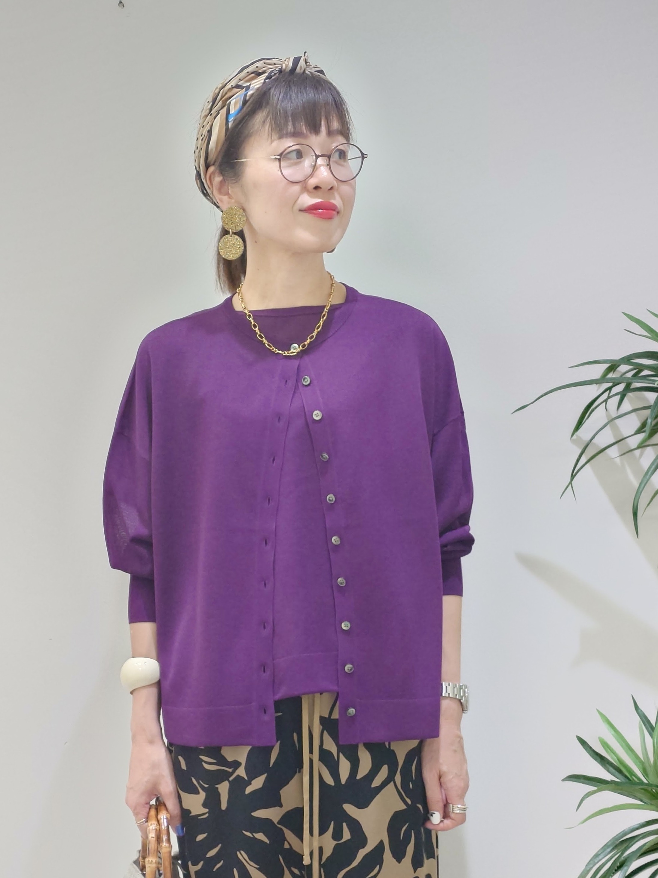 MUTSUKOさんの「UNTITLED｜バンブーハンドルトート」を使ったコーディネート