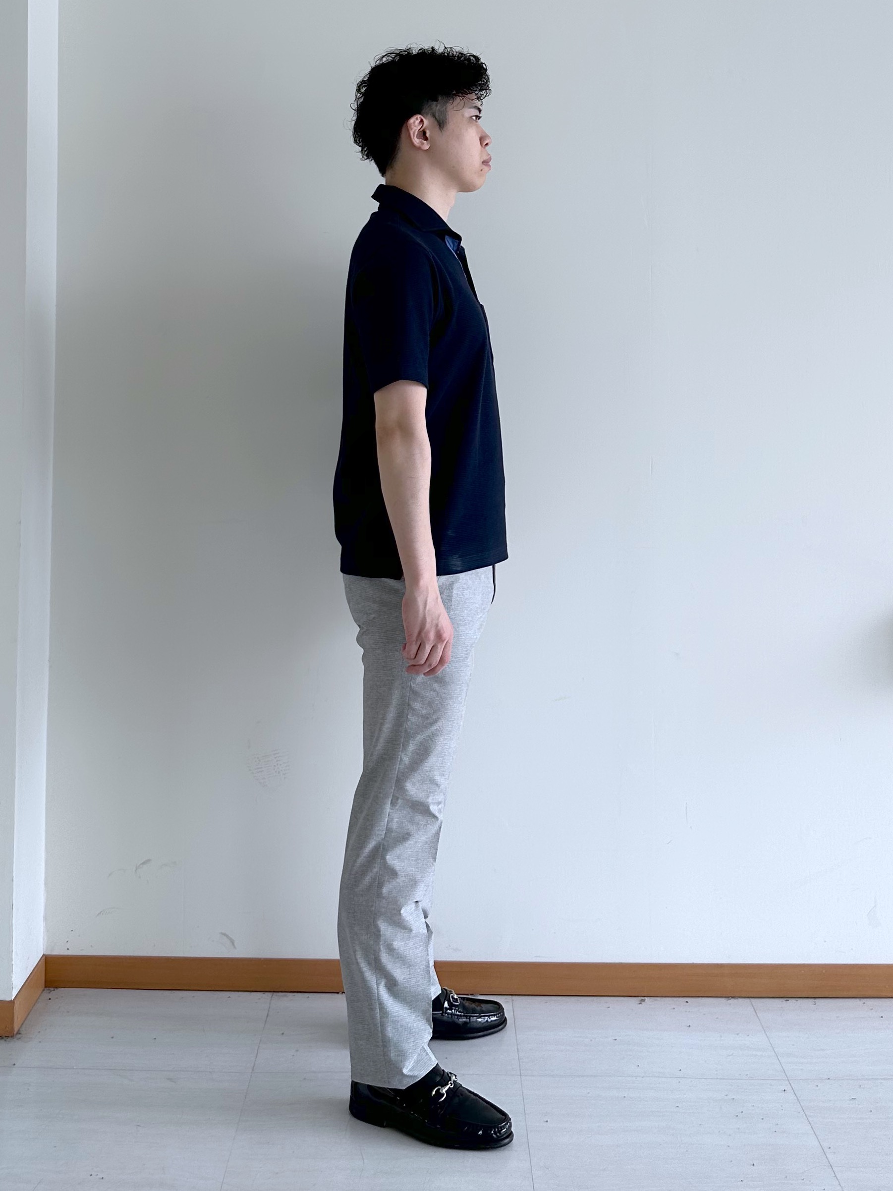 イッシーさんの「TAKEO KIKUCHI｜【抗菌防臭】ステイフレッシュ ポロシャツ」を使ったコーディネート