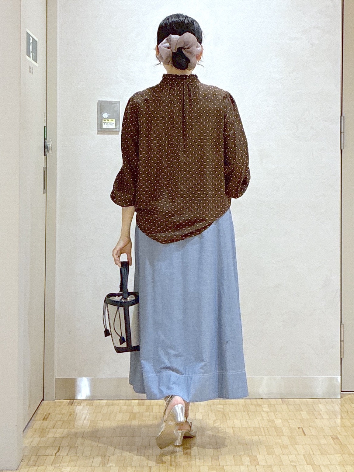  beni_gingerさんの「Reflect｜【セットアップ可】ドット柄ワッシャーブラウス」を使ったコーディネート