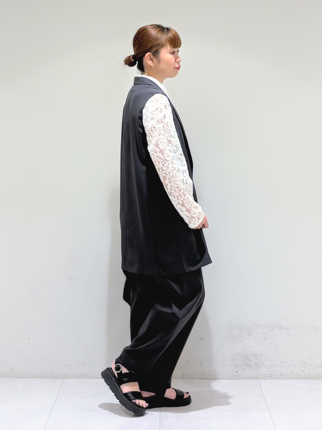 tsuyuさんの「INDIVI｜【マチあり／トレンド】ラメモールミニトート」を使ったコーディネート