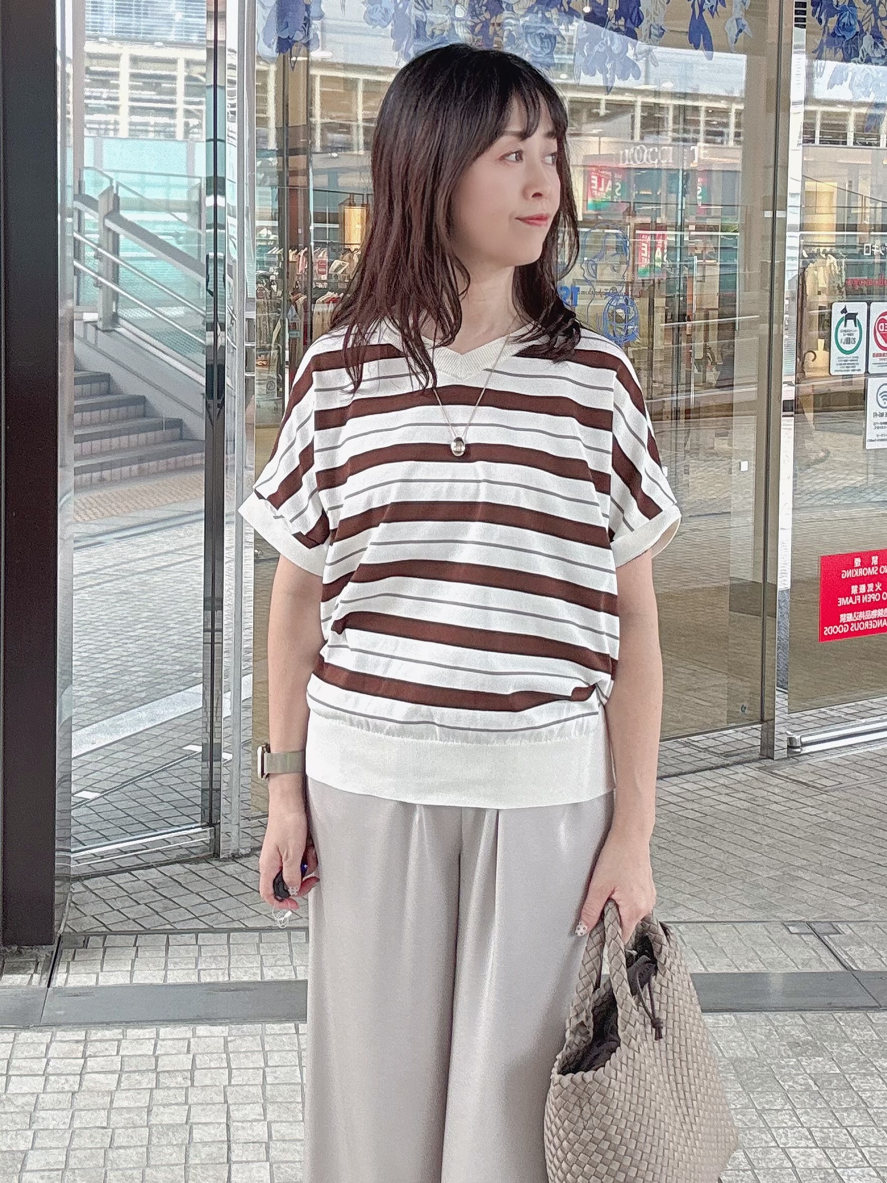 makiさんの「UNTITLED｜【前後2WAY】ドライタッチコットンプルオーバー」を使ったコーディネート