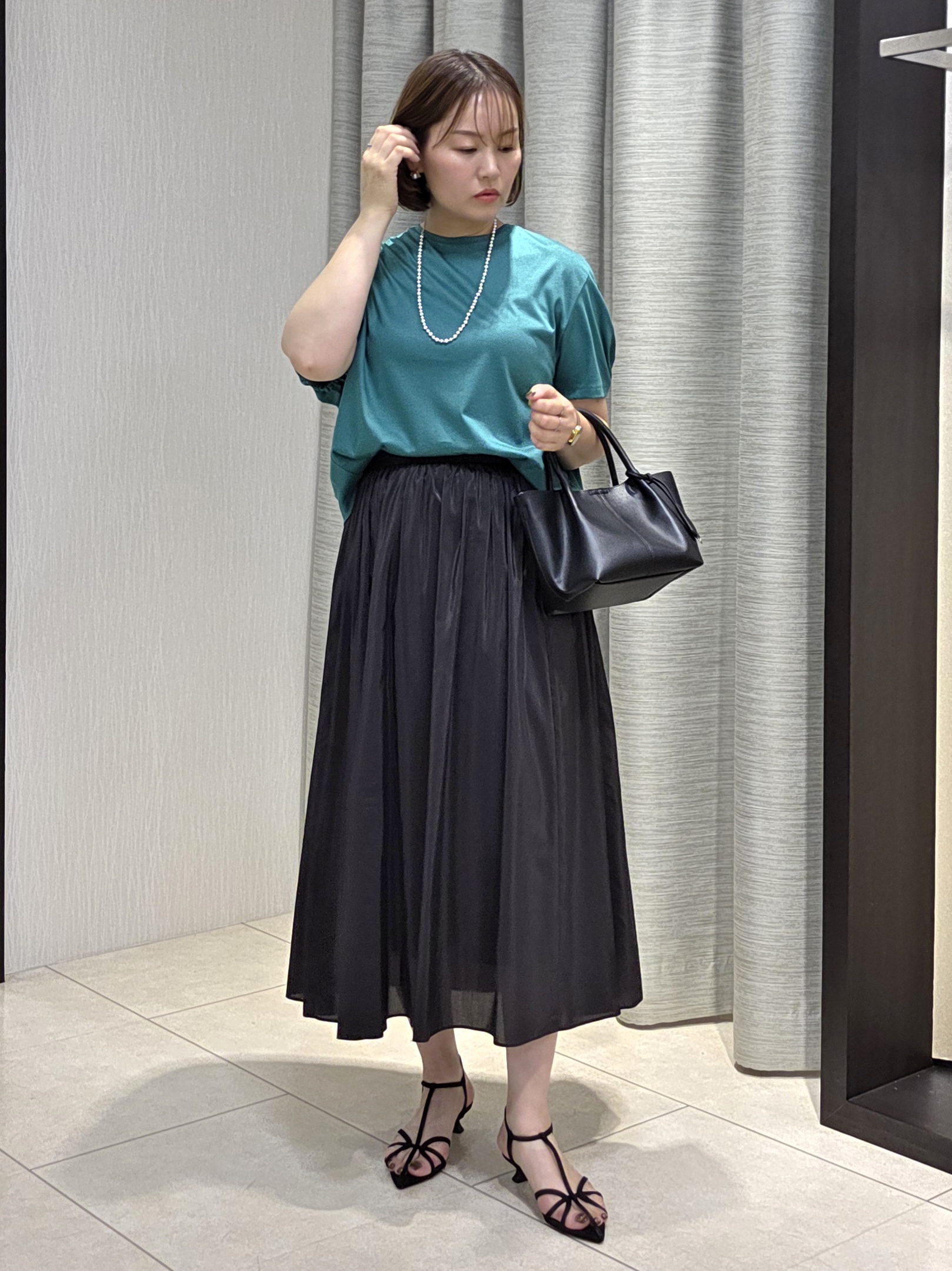 naokoさんの「UNTITLED｜【汗染み防止/コットン100】ドルマンプルオーバー」を使ったコーディネート