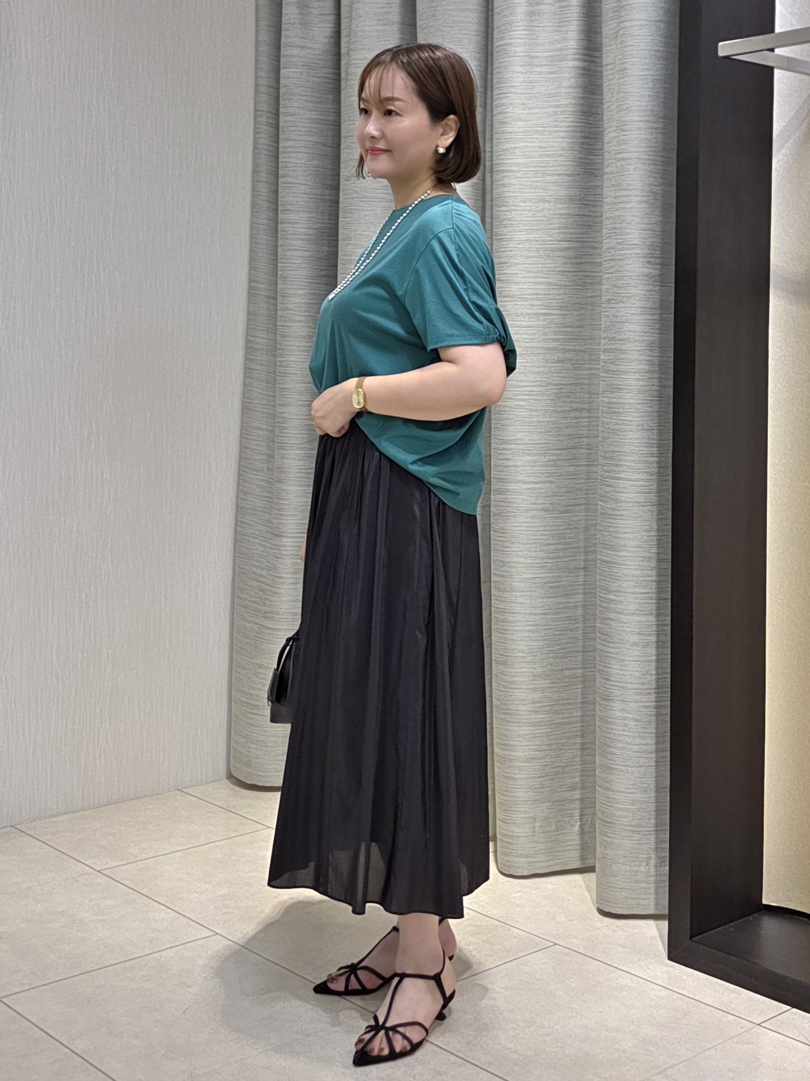 naokoさんの「UNTITLED｜【汗染み防止/コットン100】ドルマンプルオーバー」を使ったコーディネート