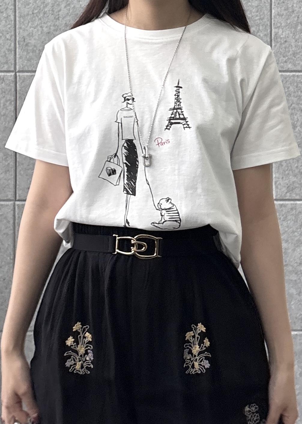 Renoさんの「INDIVI｜アート刺繍イージーパンツ【セットアップ可能】」を使ったコーディネート