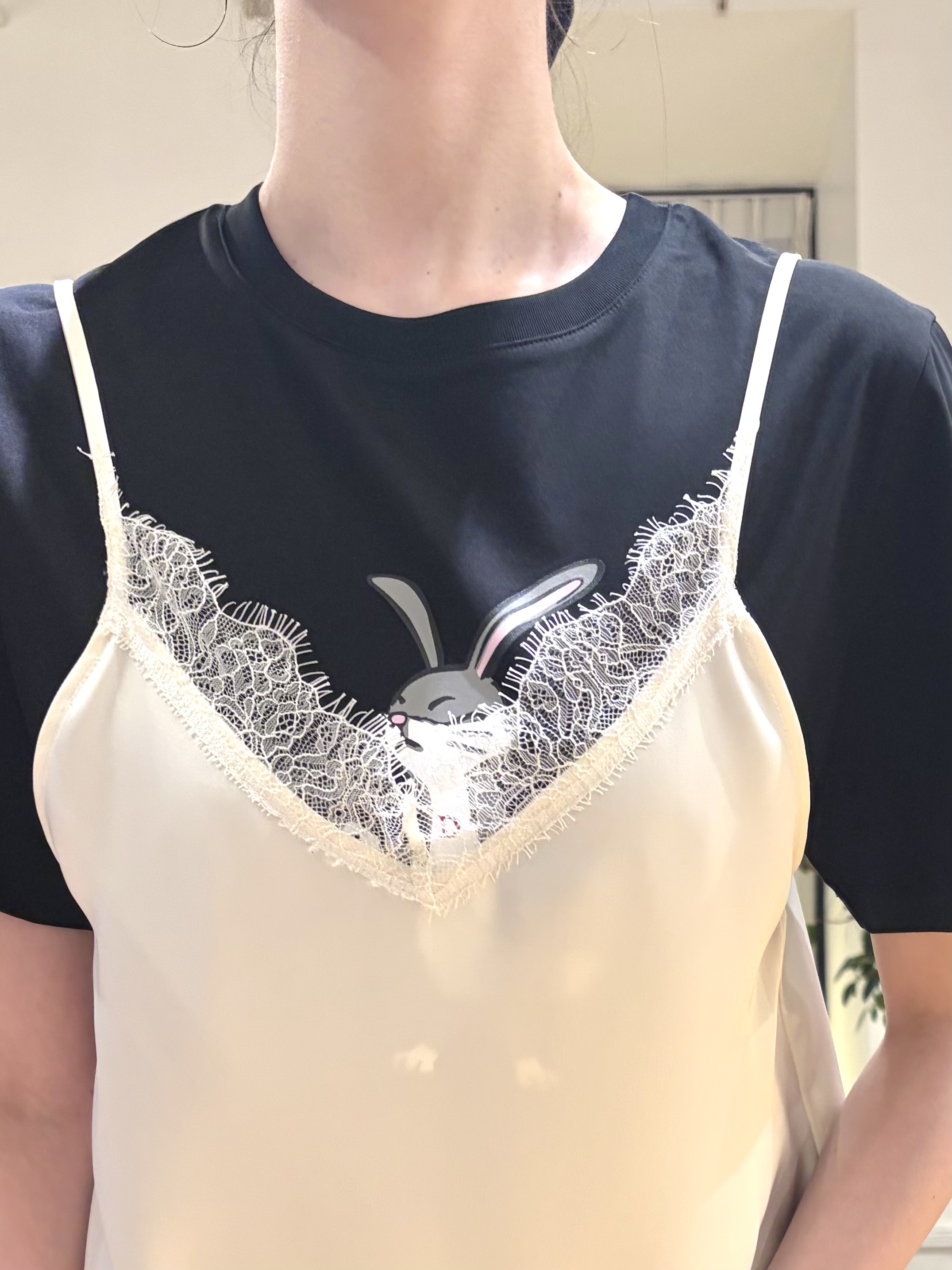 pupiさんの「DRESSTERIOR｜レースドッキングキャミソール」を使ったコーディネート