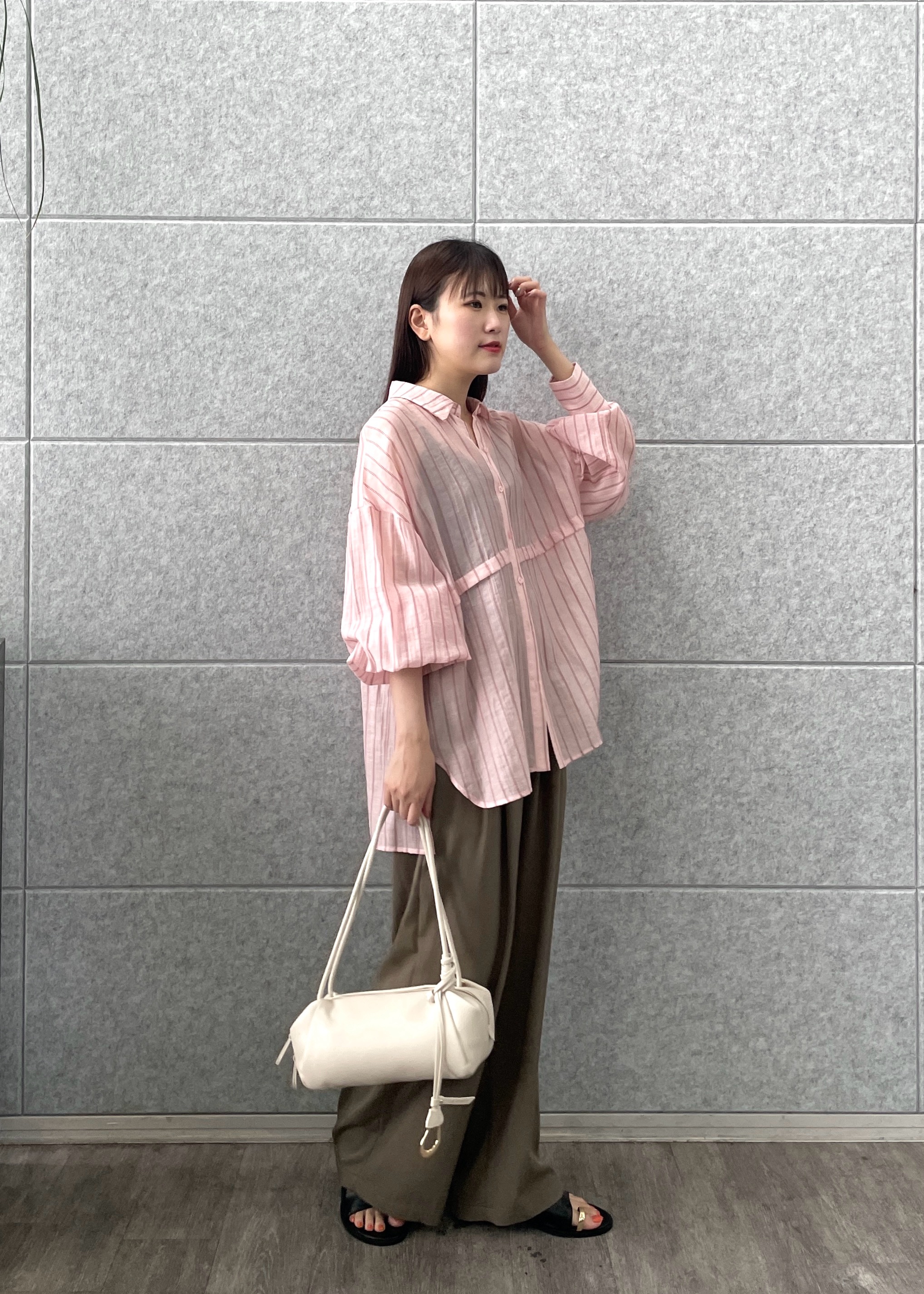 Renoさんの「INDIVI｜イージータックスラックス【再入荷／ウォッシャブル】」を使ったコーディネート