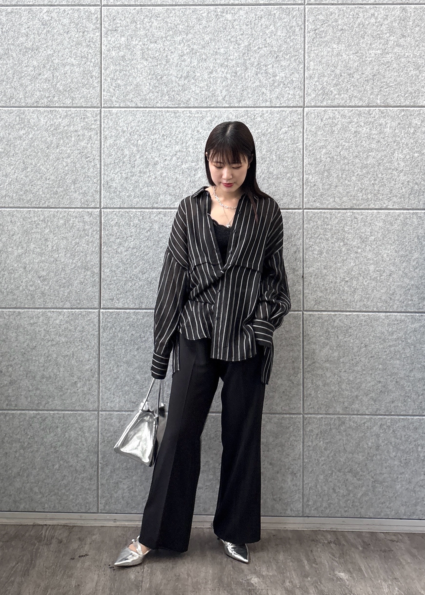Renoさんの「INDIVI｜レースカップ付きキャミソール」を使ったコーディネート