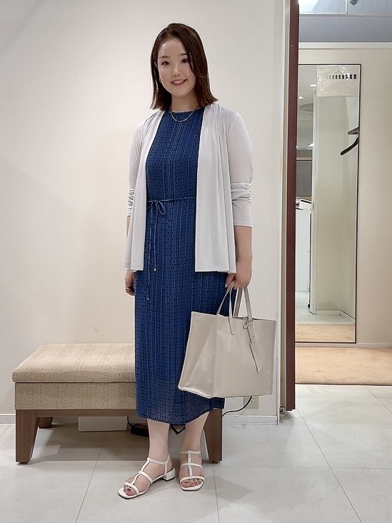 YUIさんの「UNTITLED｜【接触冷感/UVカット/遮熱機能】フライスジャージカーディガン」を使ったコーディネート