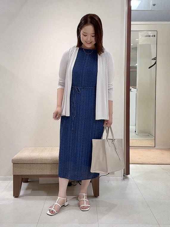 YUIさんの「UNTITLED｜【接触冷感/UVカット/遮熱機能】フライスジャージカーディガン」を使ったコーディネート