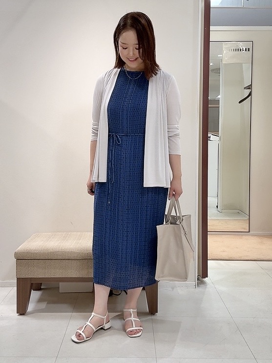 YUIさんの「UNTITLED｜【接触冷感/UVカット/遮熱機能】フライスジャージカーディガン」を使ったコーディネート