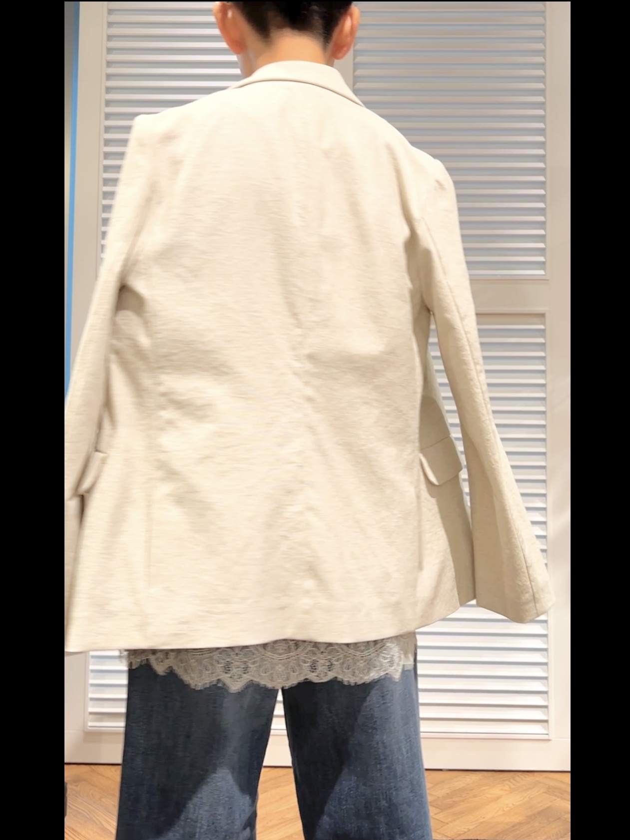 OCHIAIさんの「DRESSTERIOR｜【セットアップ可/吸水速乾/ウォッシャブル】リネンブレンドオックスダブルジャケット」を使ったコーディネート