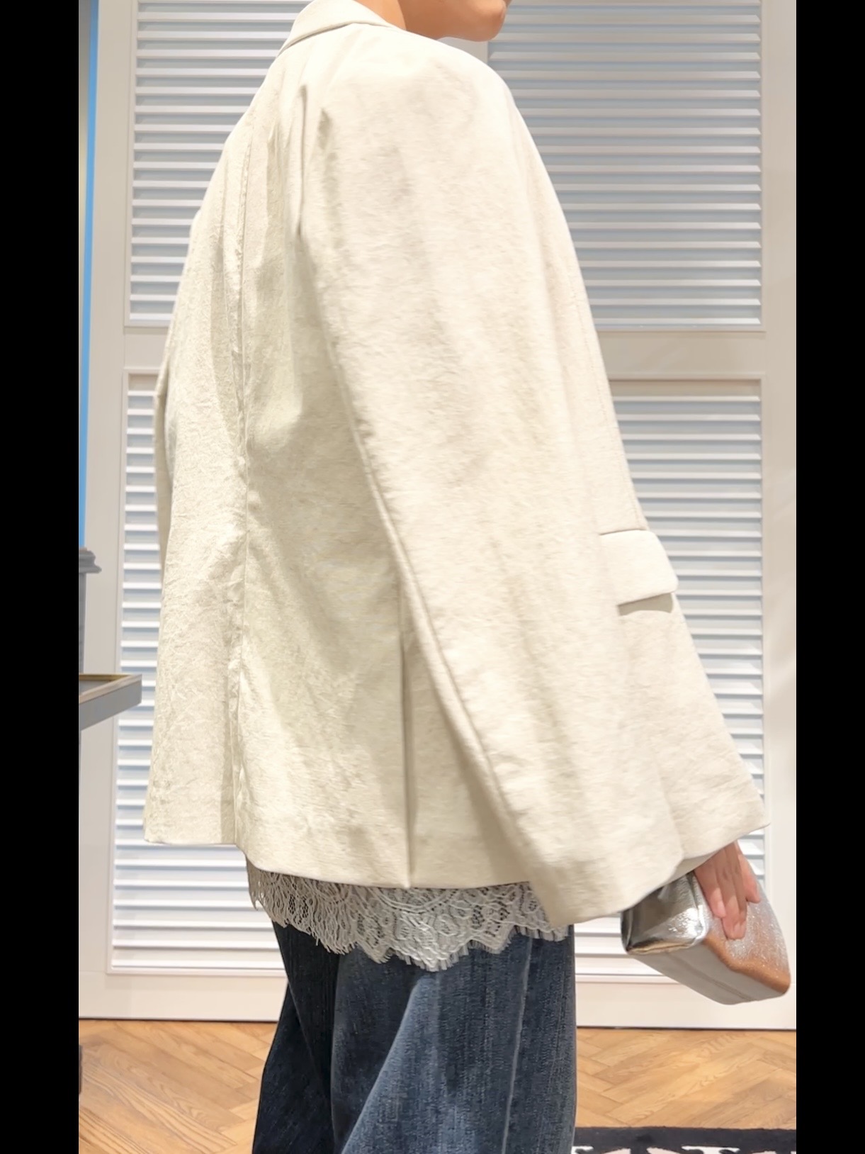 OCHIAIさんの「DRESSTERIOR｜【セットアップ可/吸水速乾/ウォッシャブル】リネンブレンドオックスダブルジャケット」を使ったコーディネート