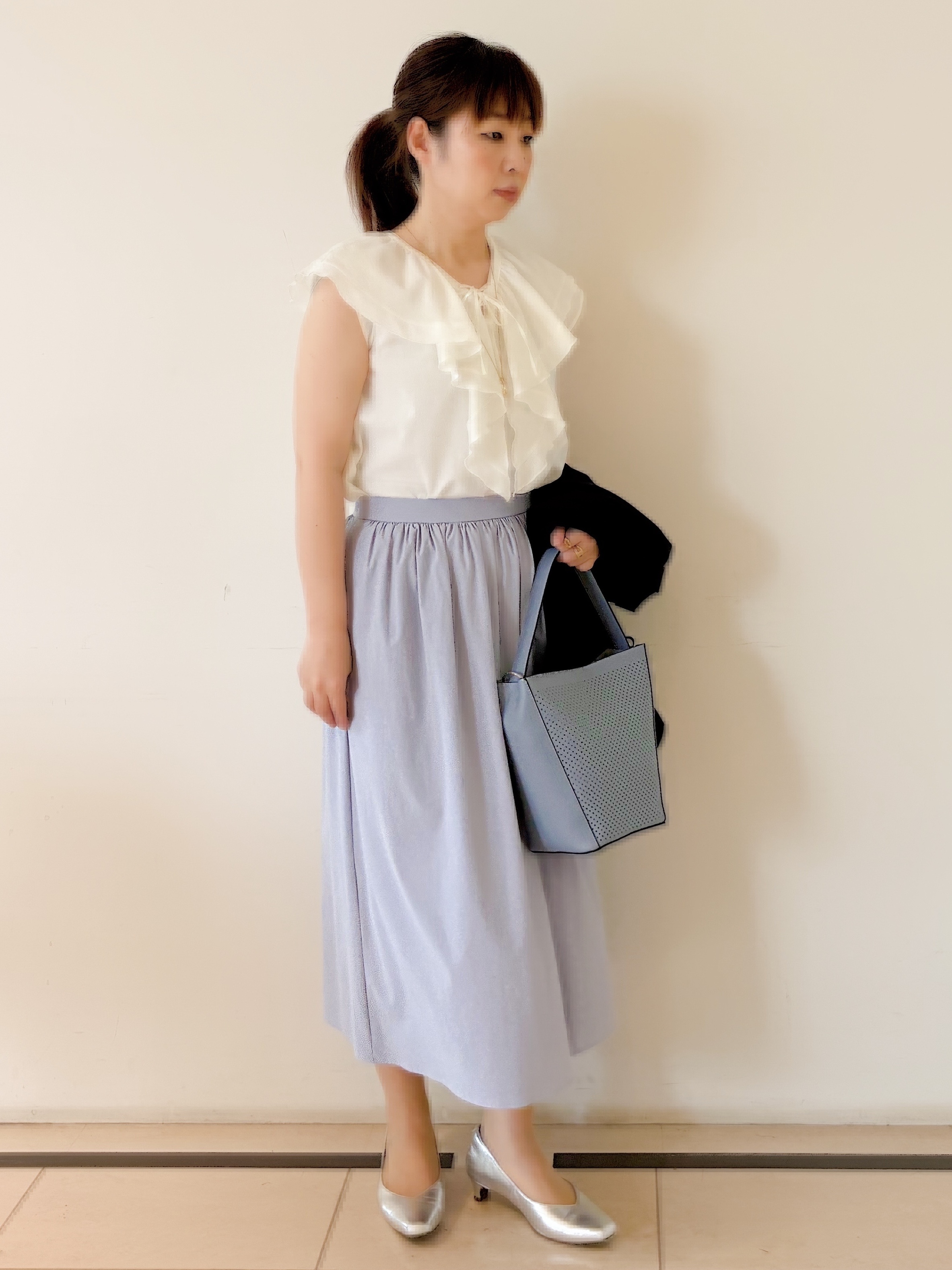 ひーさんの「Reflect｜【SS-4Lサイズ／接触冷感／シワになりにくい】リラクシーテーラードジャケット」を使ったコーディネート