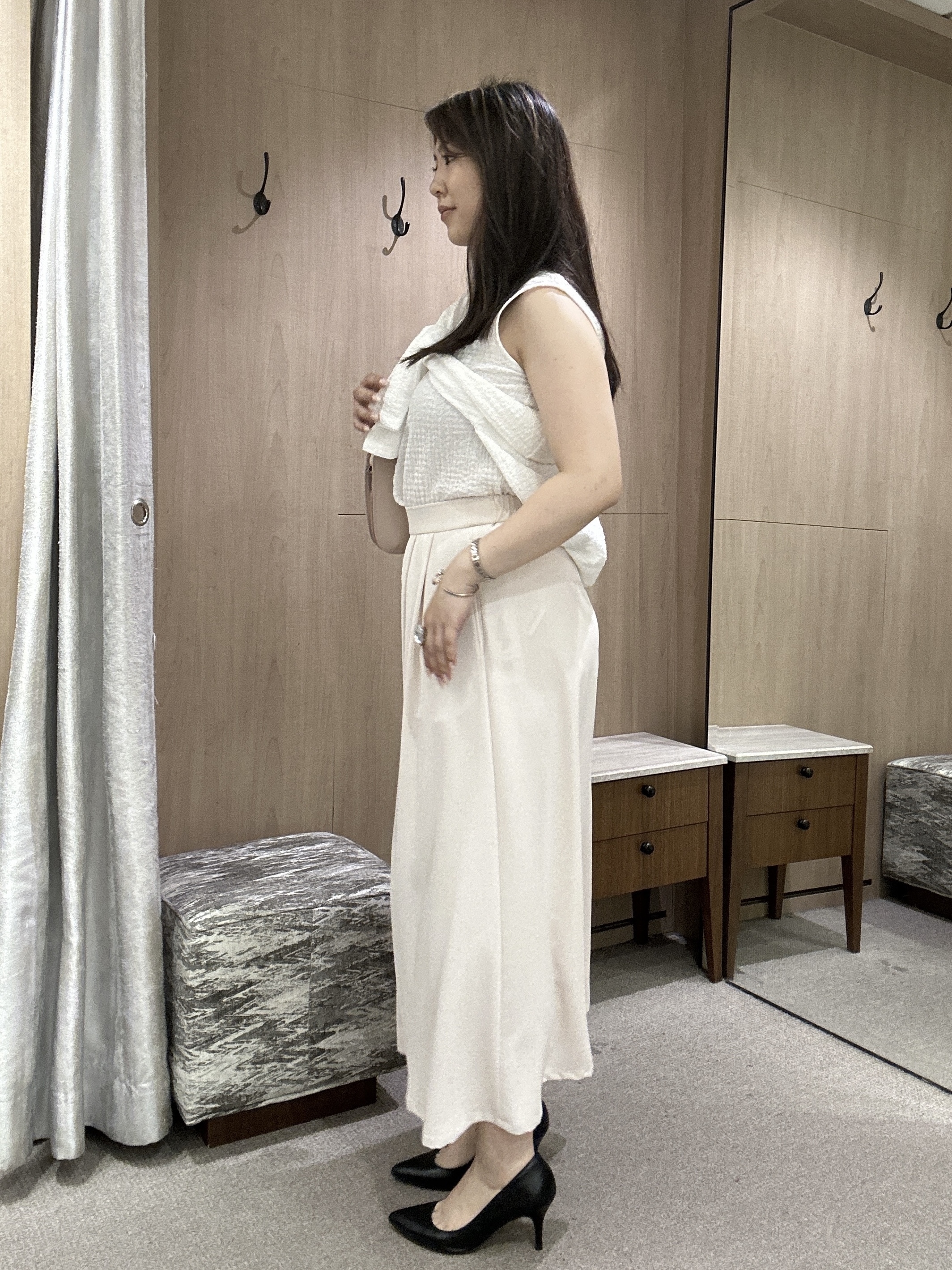 YURIさんの「UNTITLED｜【アンサンブル可】ポコポコカーディガン」を使ったコーディネート
