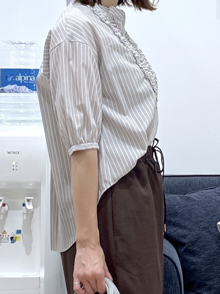 canaさんの「Dessin｜【高通気/セットアップ可】イージーワイドパンツ」を使ったコーディネート