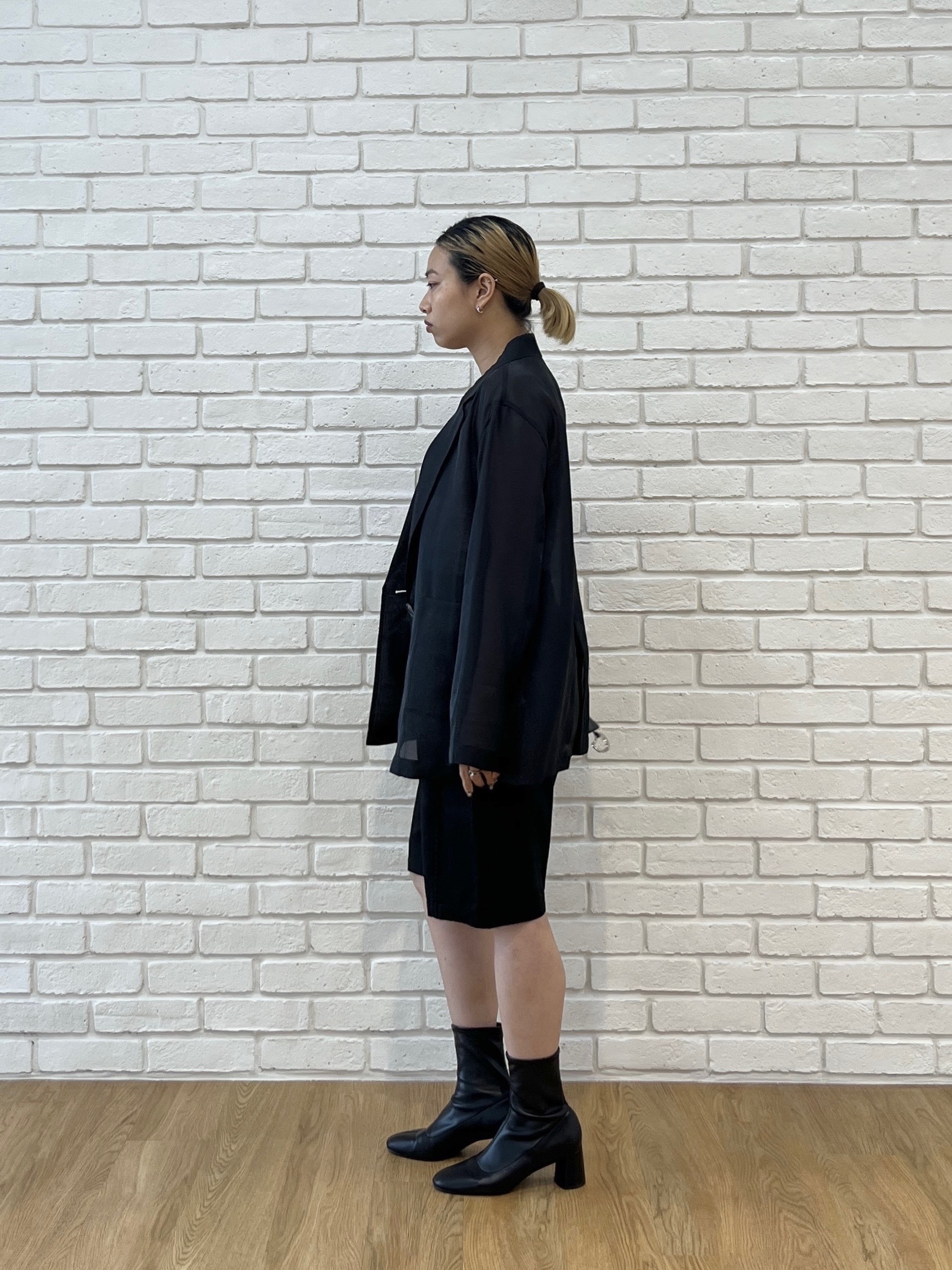 Harukaさんの「INDIVI｜シアーシャツジャケット【接触冷感】」を使ったコーディネート