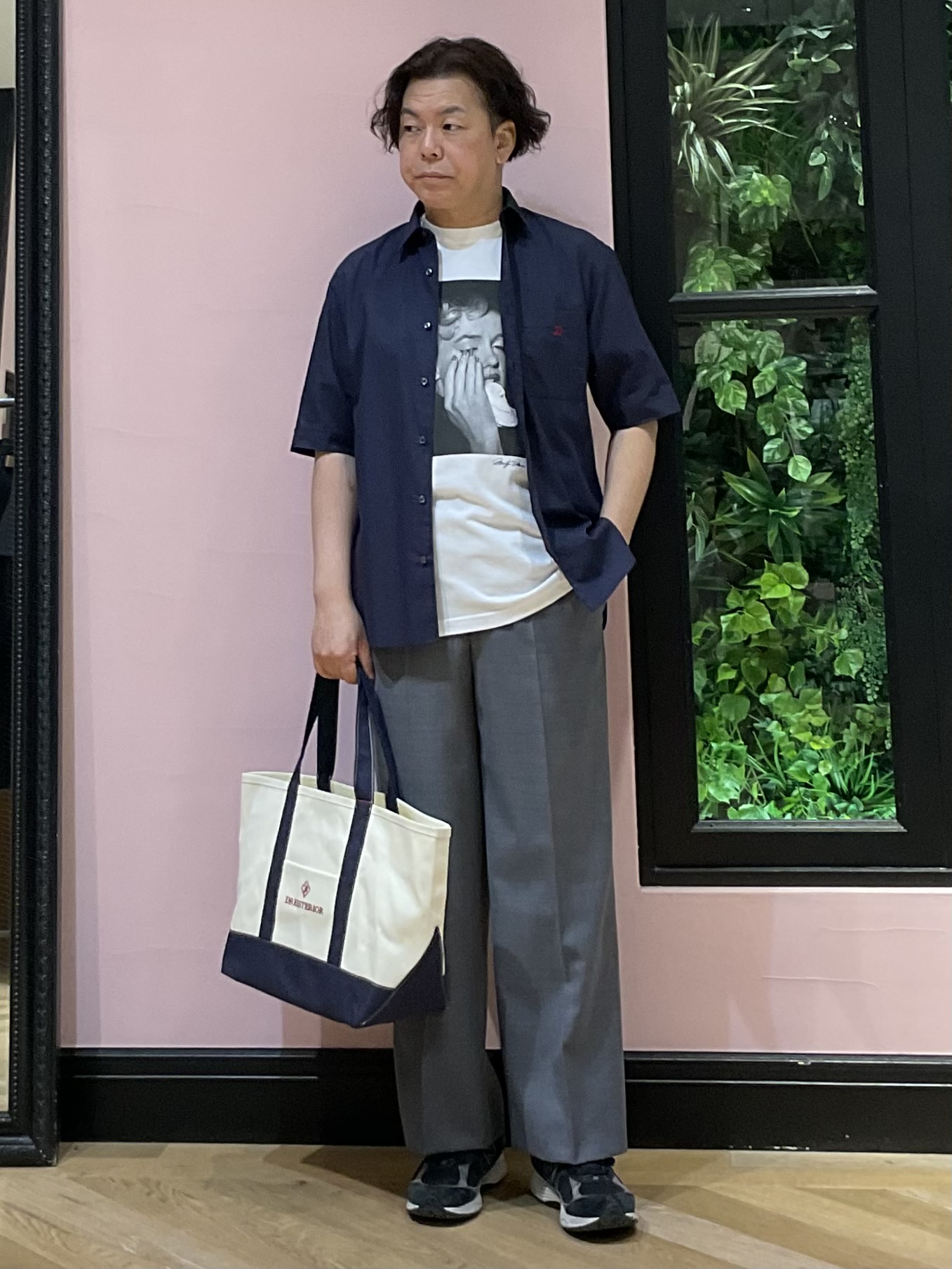 Nagaseさんの「DRESSTERIOR｜スペイン シドグラスシャツ」を使ったコーディネート