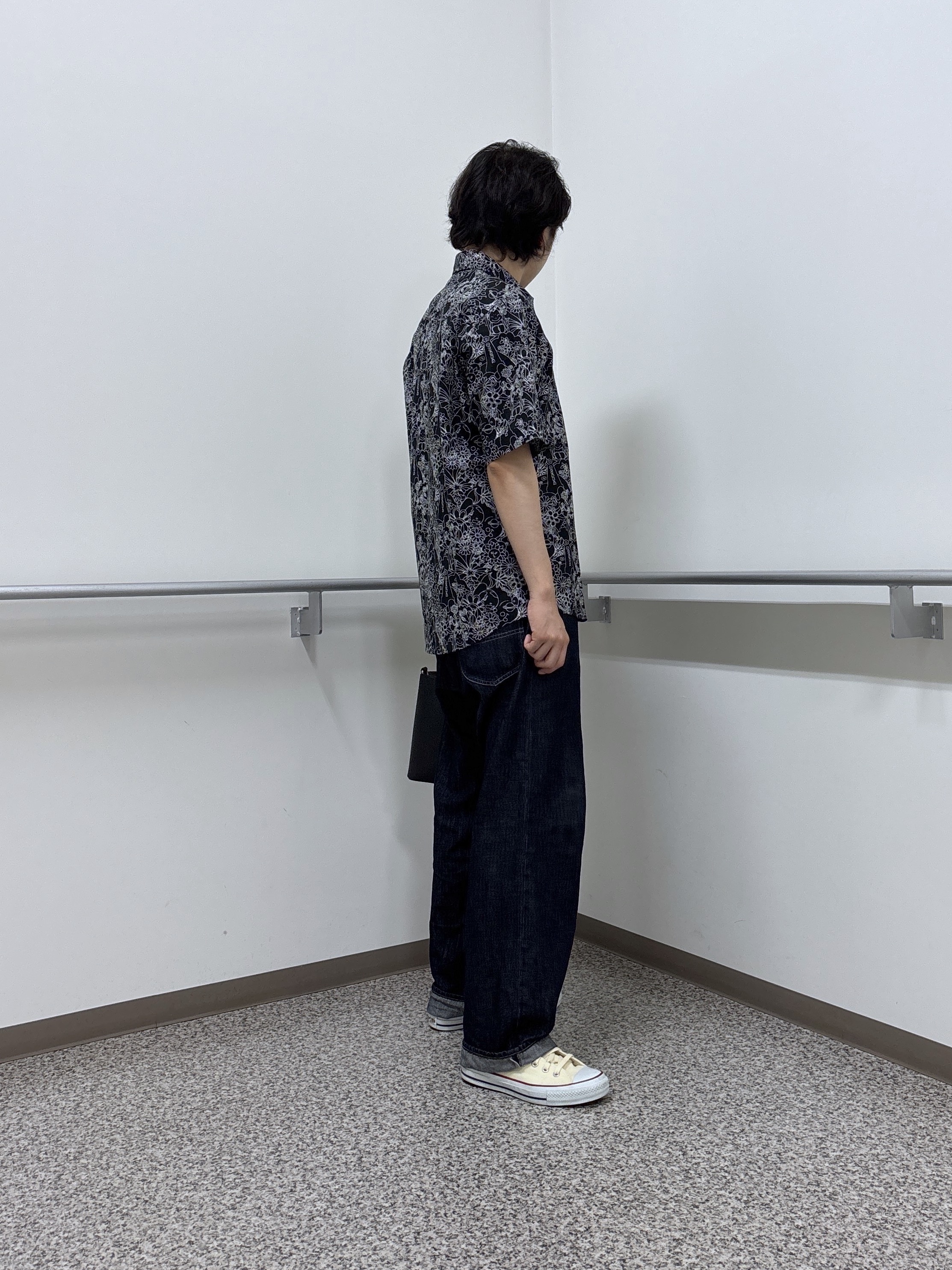 KEIさんの「TAKEO KIKUCHI｜【BOWLER HAT LABEL】ビリケンさんプリント 半袖シャツ」を使ったコーディネート