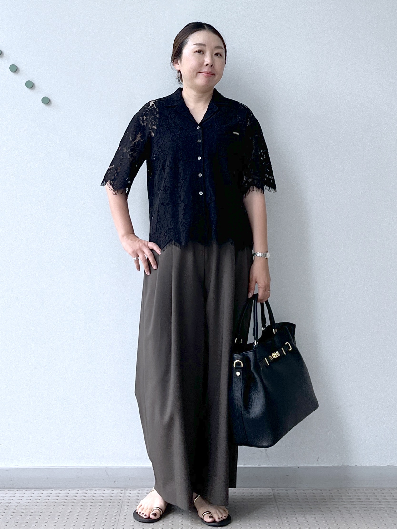 Soeさんの「DRESSTERIOR｜コードレースブラウス」を使ったコーディネート