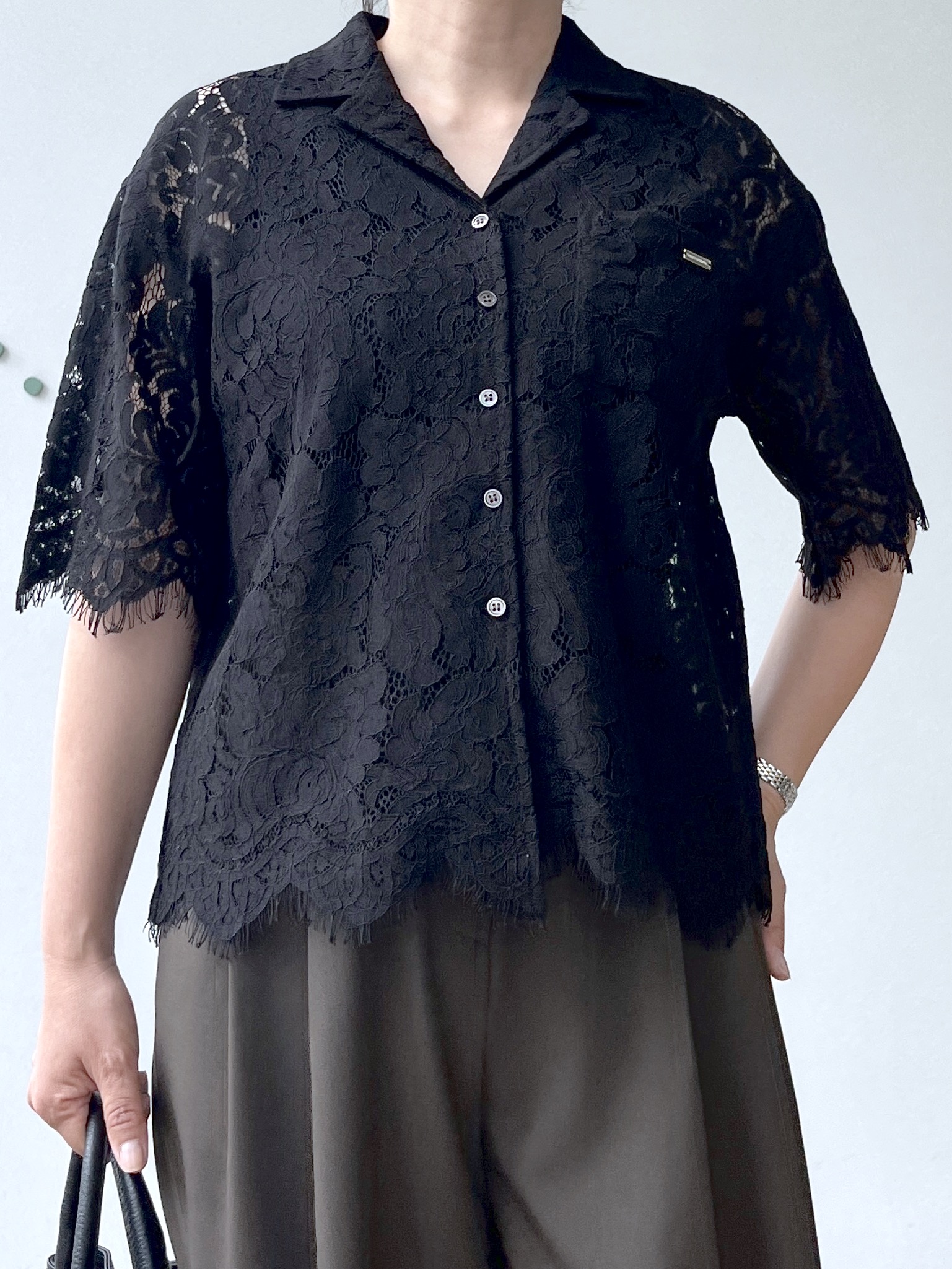 Soeさんの「DRESSTERIOR｜コードレースブラウス」を使ったコーディネート