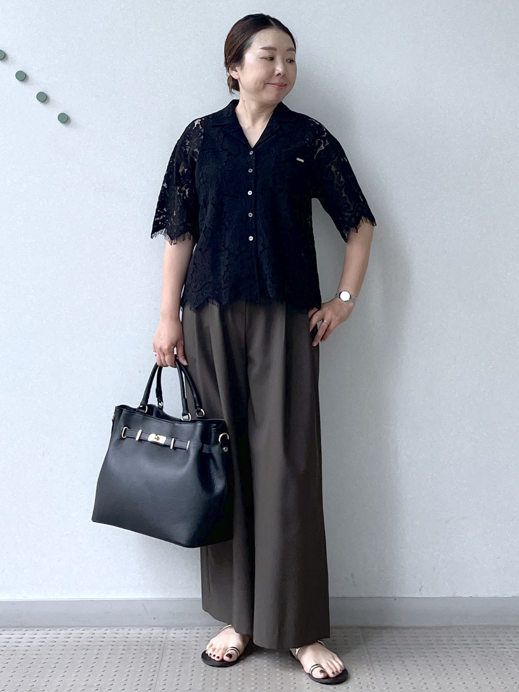 Soeさんの「DRESSTERIOR｜コードレースブラウス」を使ったコーディネート