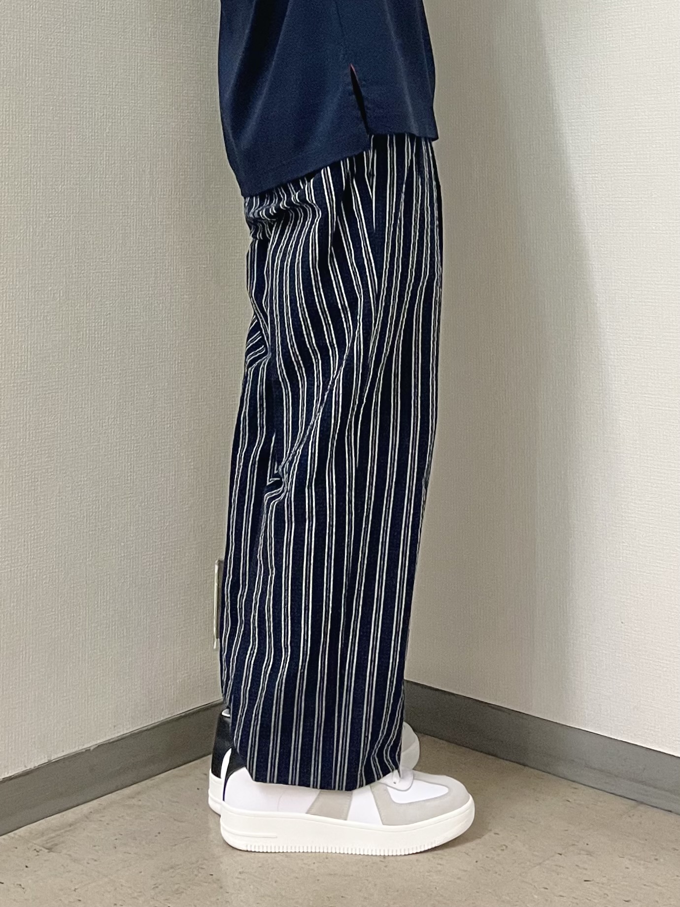 URAさんの「TAKEO KIKUCHI｜【BOWLER HAT LABEL】アイスクリアコットン ボーラーハットウォーカー ポロシャツ」を使ったコーディネート