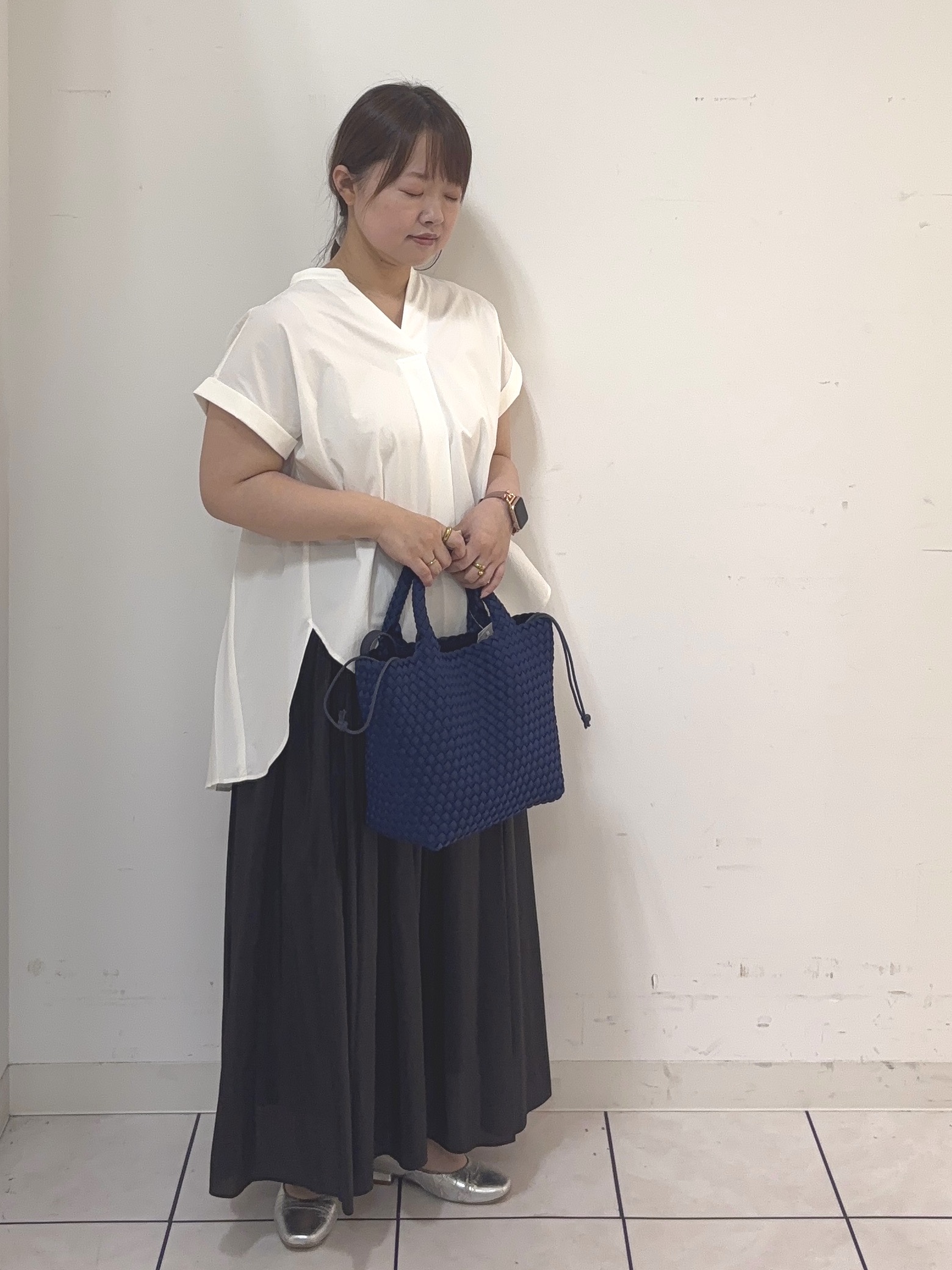 タマさんの「UNTITLED｜【多機能付き】バックプリーツデザインブラウス」を使ったコーディネート