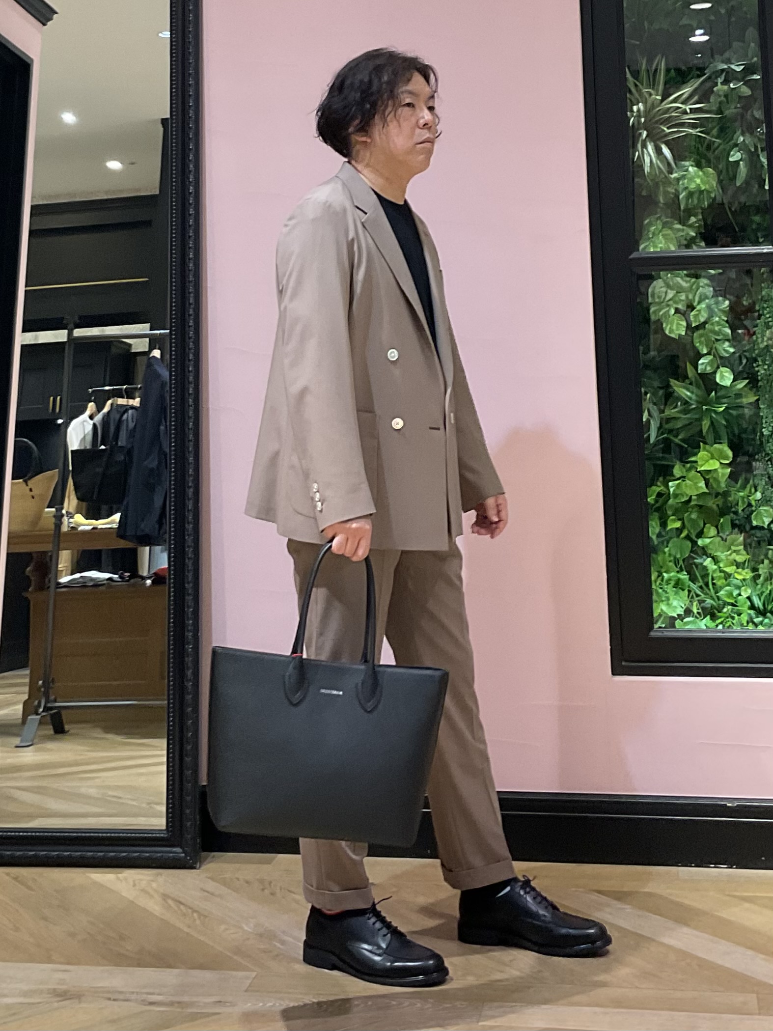 Nagaseさんの「DRESSTERIOR｜【セットアップ可】クールタッチ クイックドライ イージージャケット」を使ったコーディネート