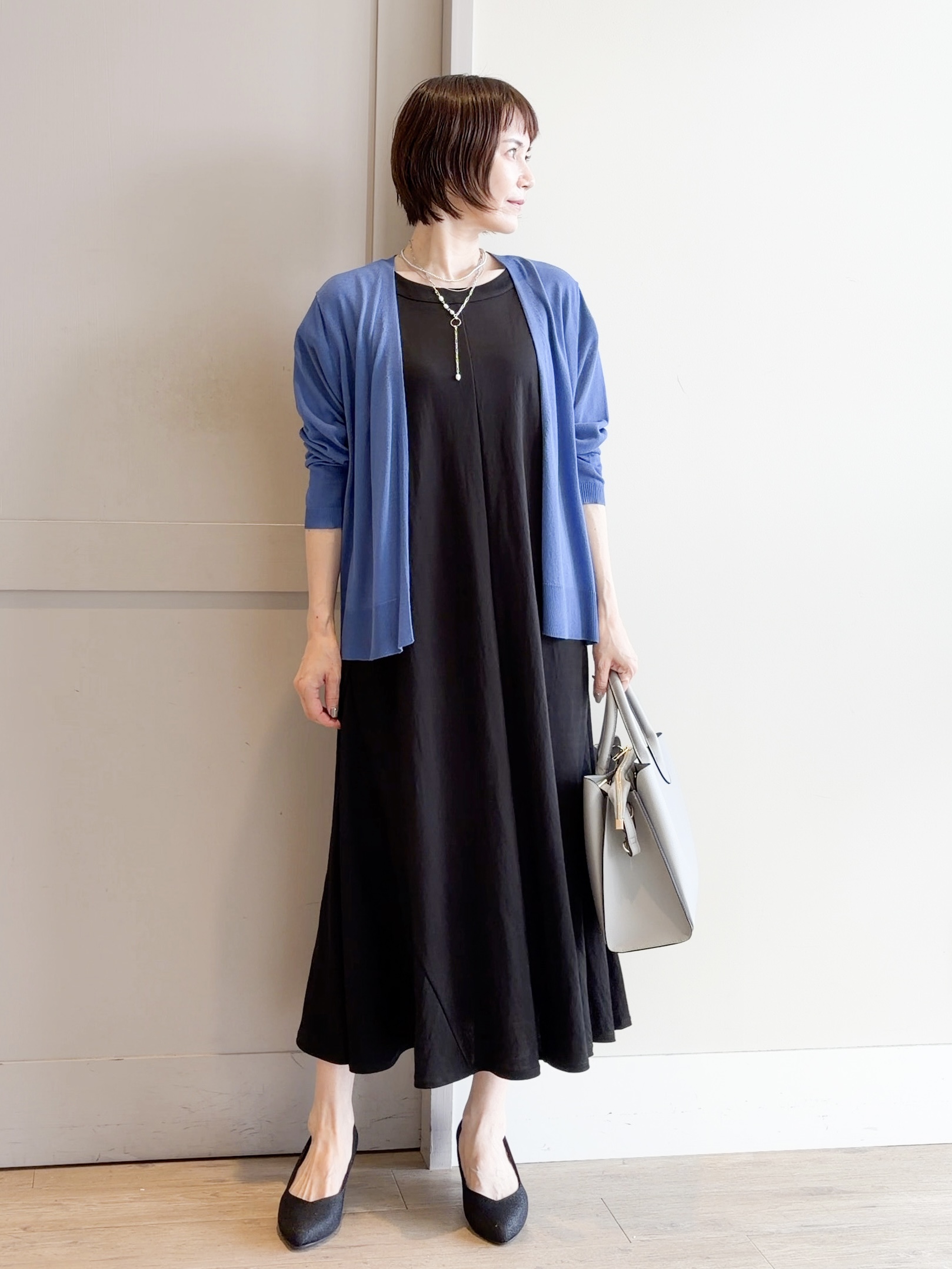yamakoさんの「grove｜高評価！【接触冷感／UVカットetc】ベーシックショートカーディガン」を使ったコーディネート