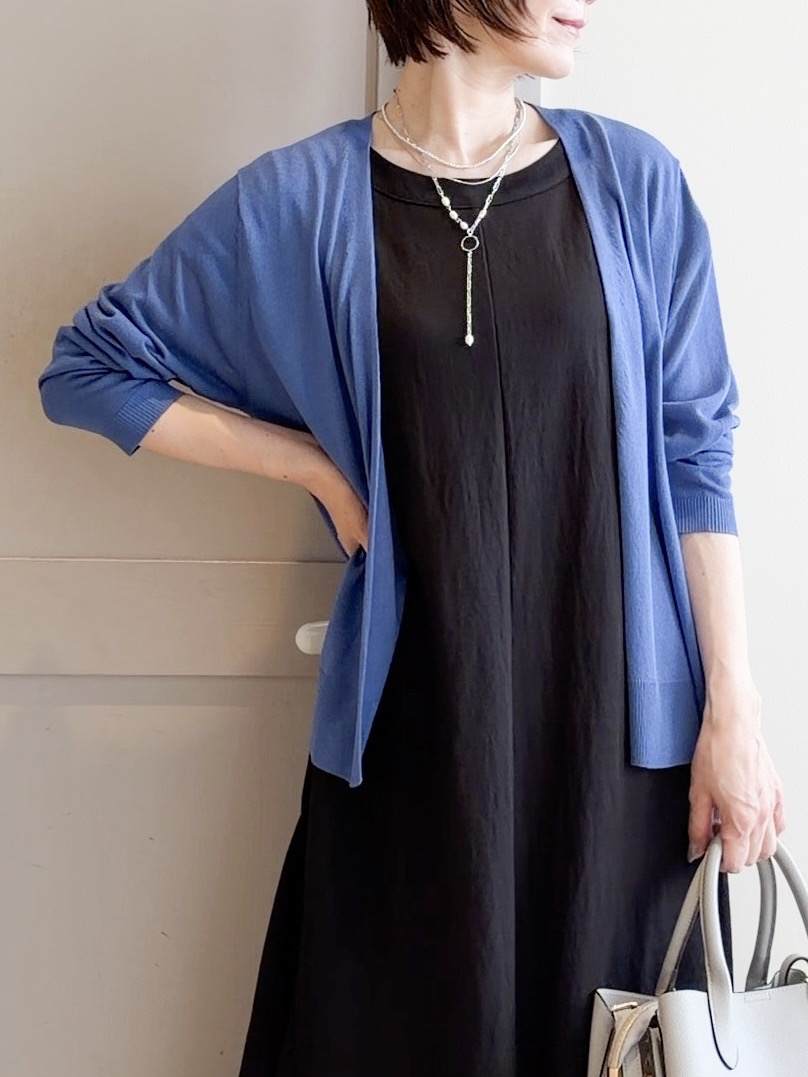 yamakoさんの「grove｜高評価！【接触冷感／UVカットetc】ベーシックショートカーディガン」を使ったコーディネート