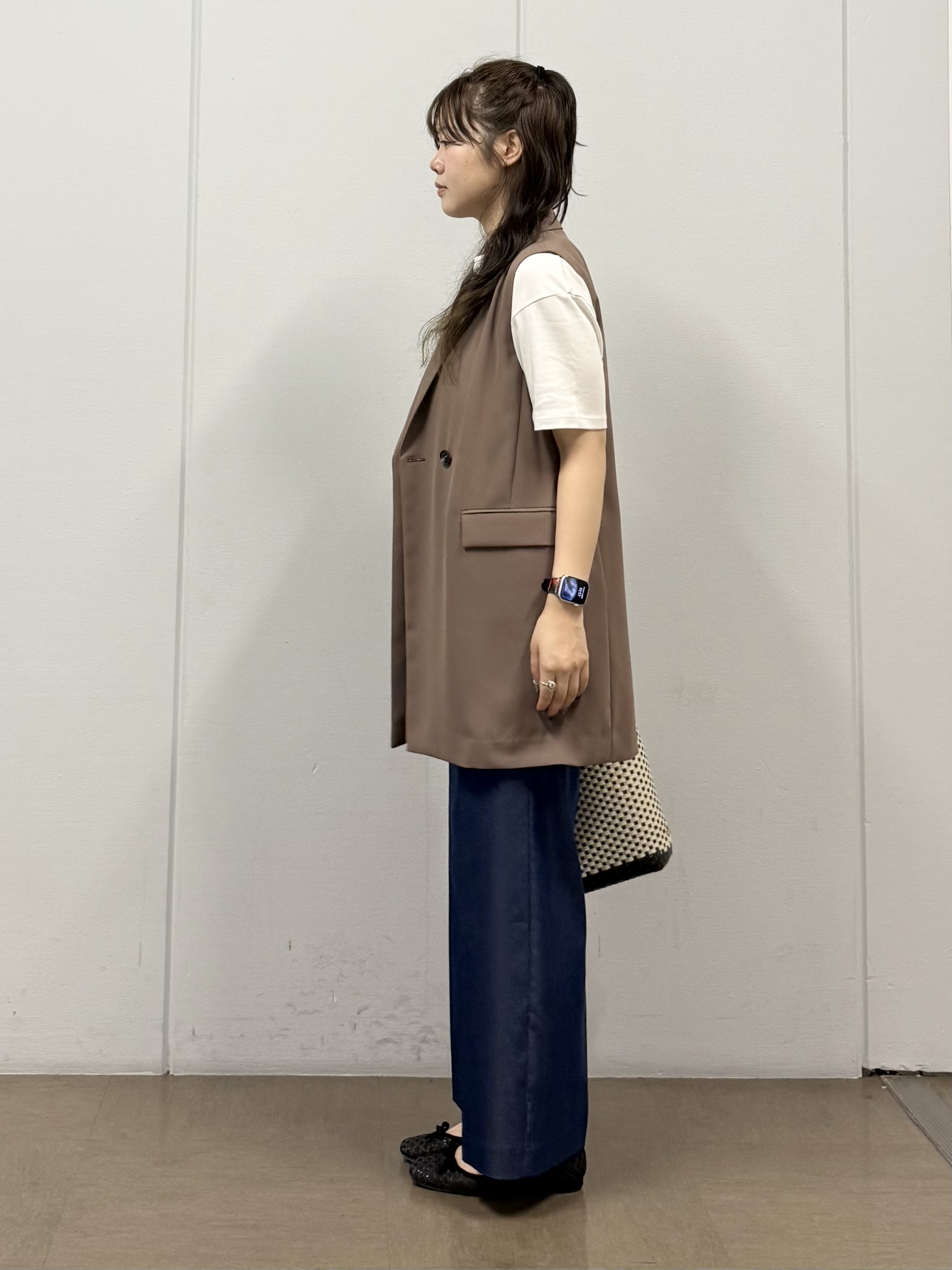 mizukiさんの「INDIVI｜【UVケア／選べるグラフィック】スムースジャージTシャツ」を使ったコーディネート